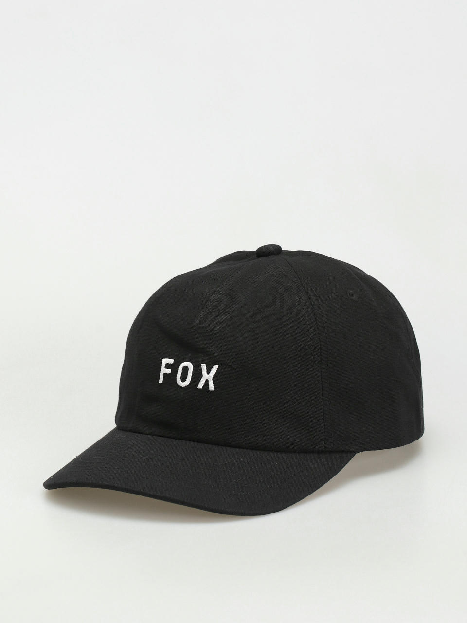 Fox Wordmark Adjustable Baseball sapka (black)