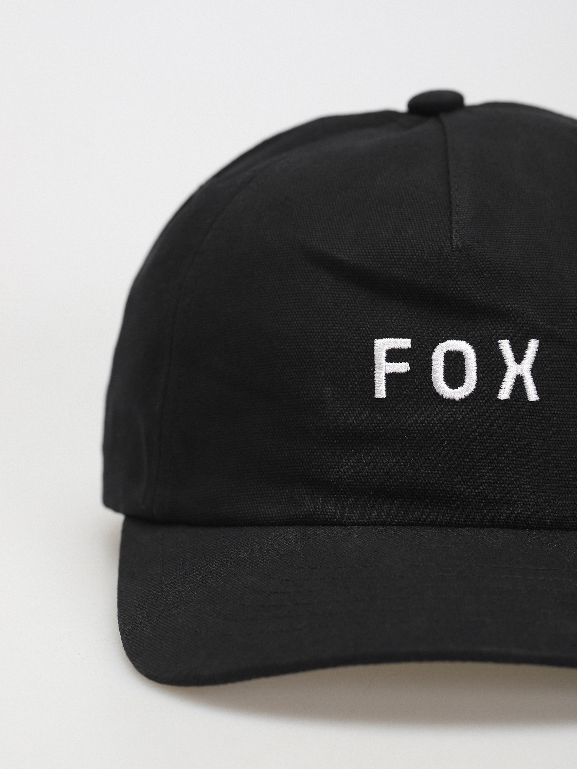 Fox Wordmark Adjustable Baseball sapka (black)