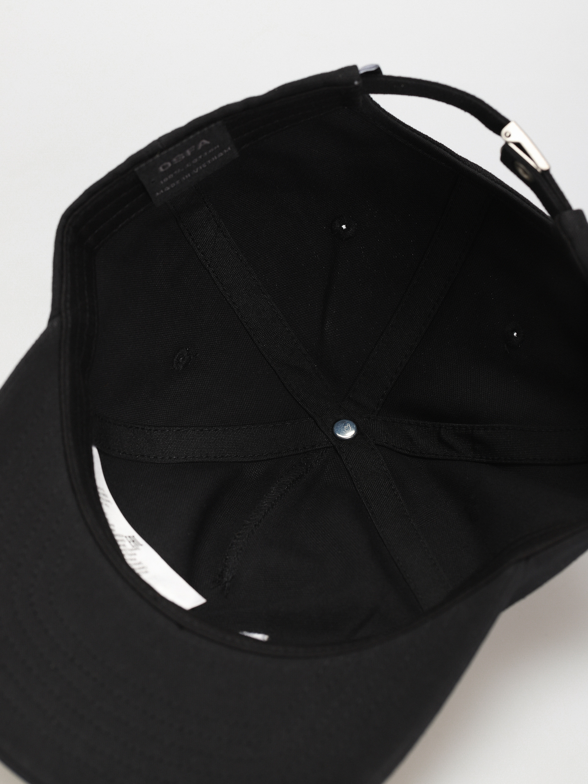 Fox Wordmark Adjustable Baseball sapka (black)