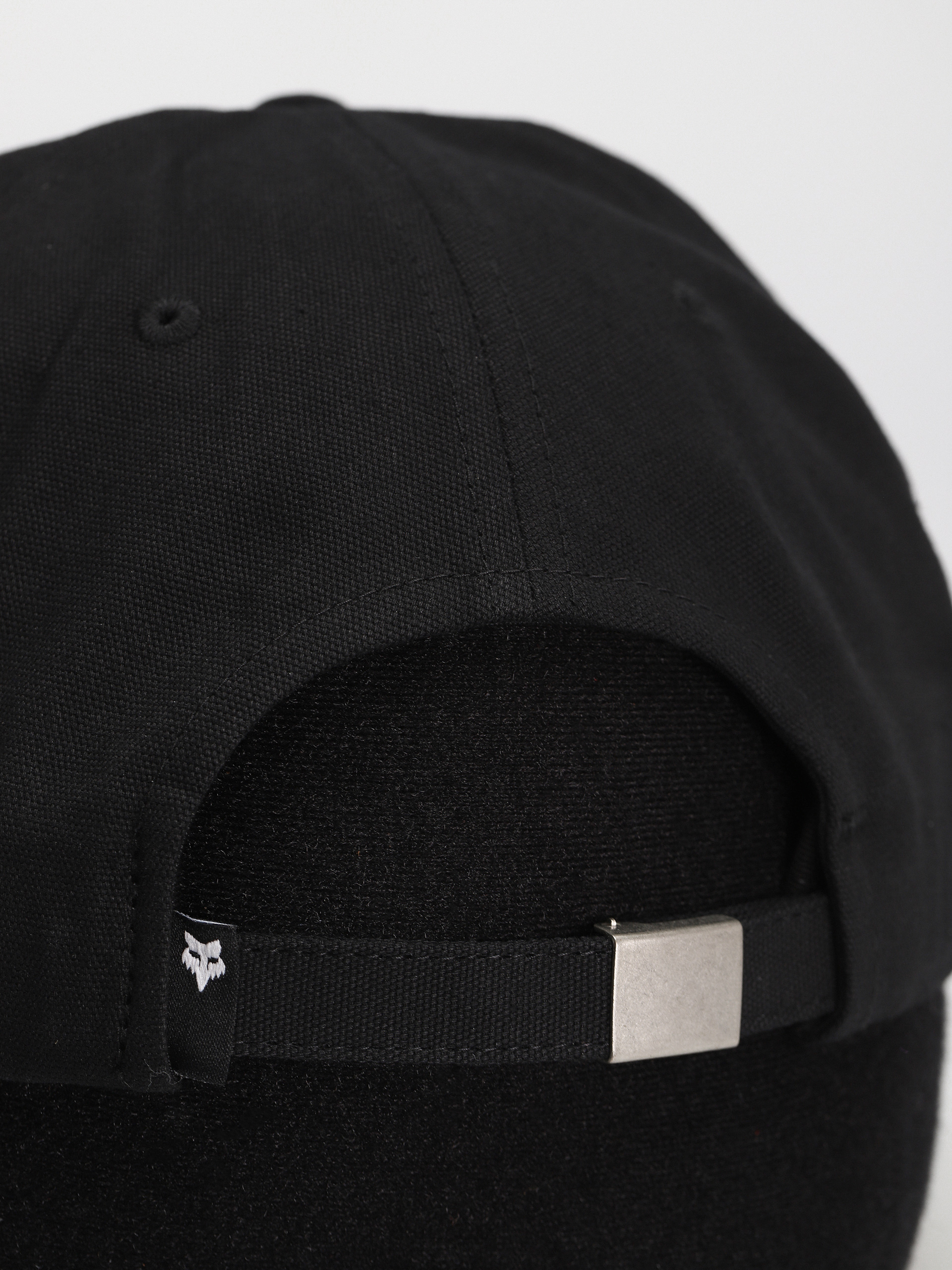 Fox Wordmark Adjustable Baseball sapka (black)