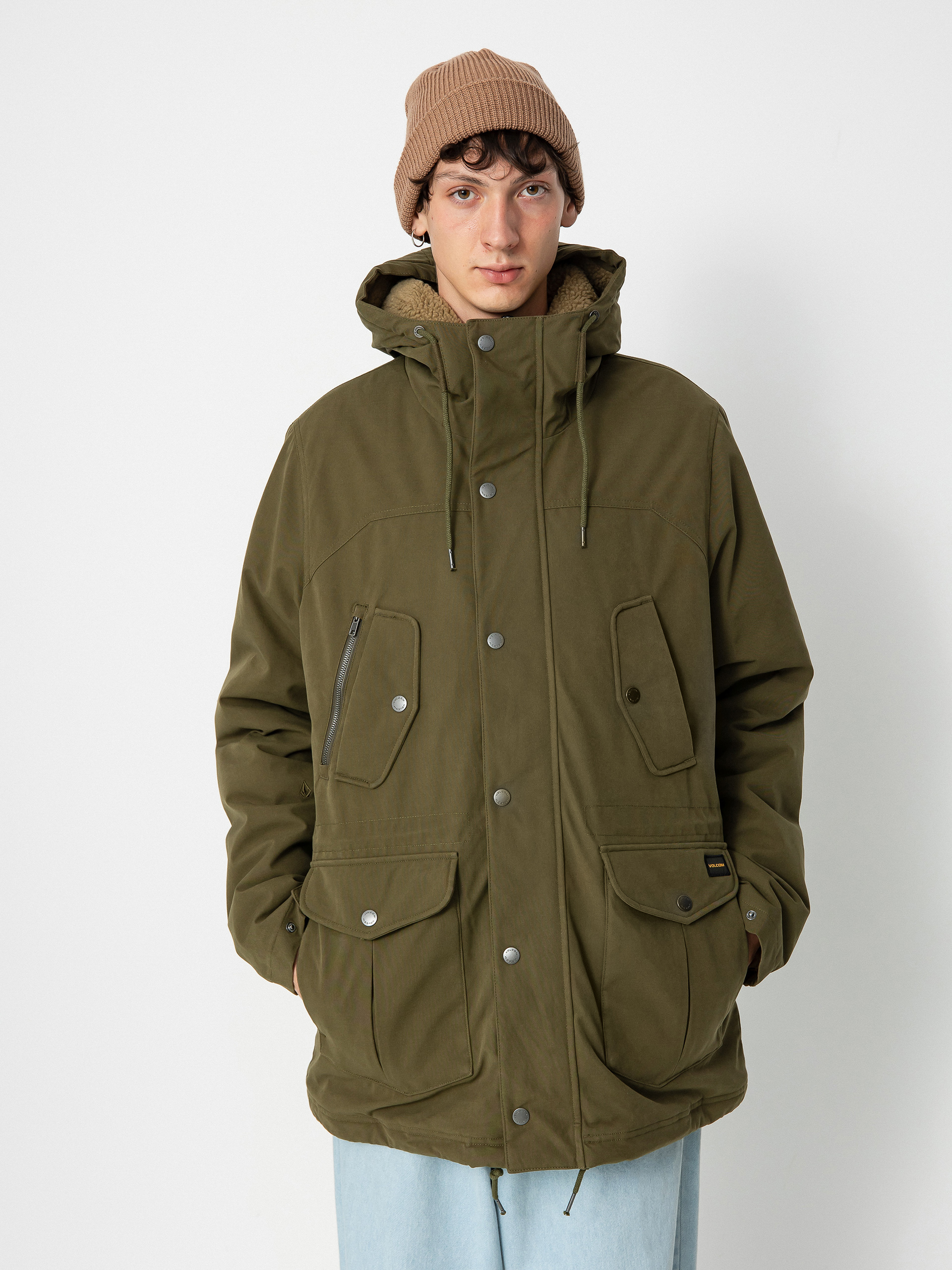 Volcom Starget 5K Parka Dzseki (military)