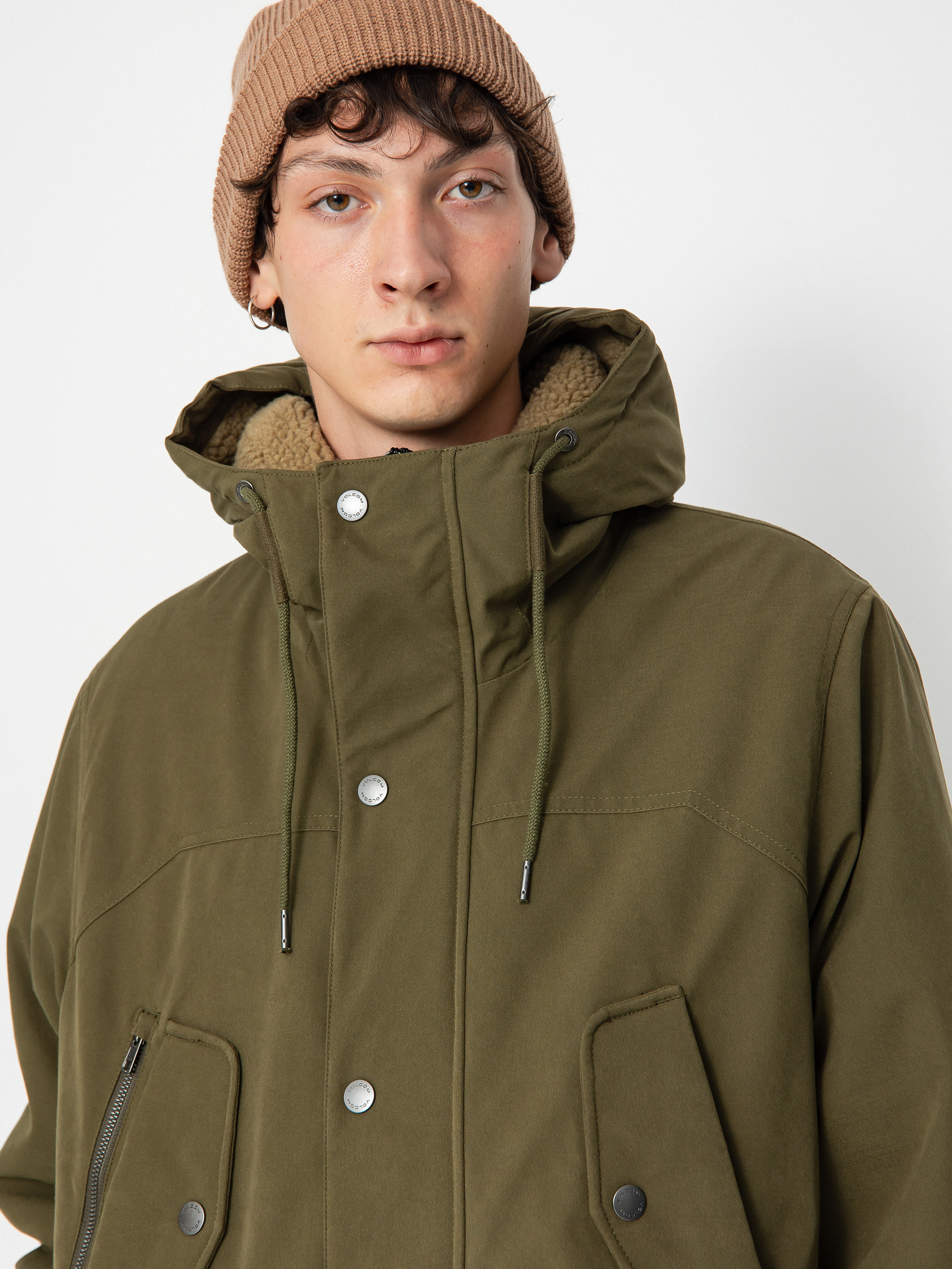 Volcom Starget 5K Parka Dzseki (military)