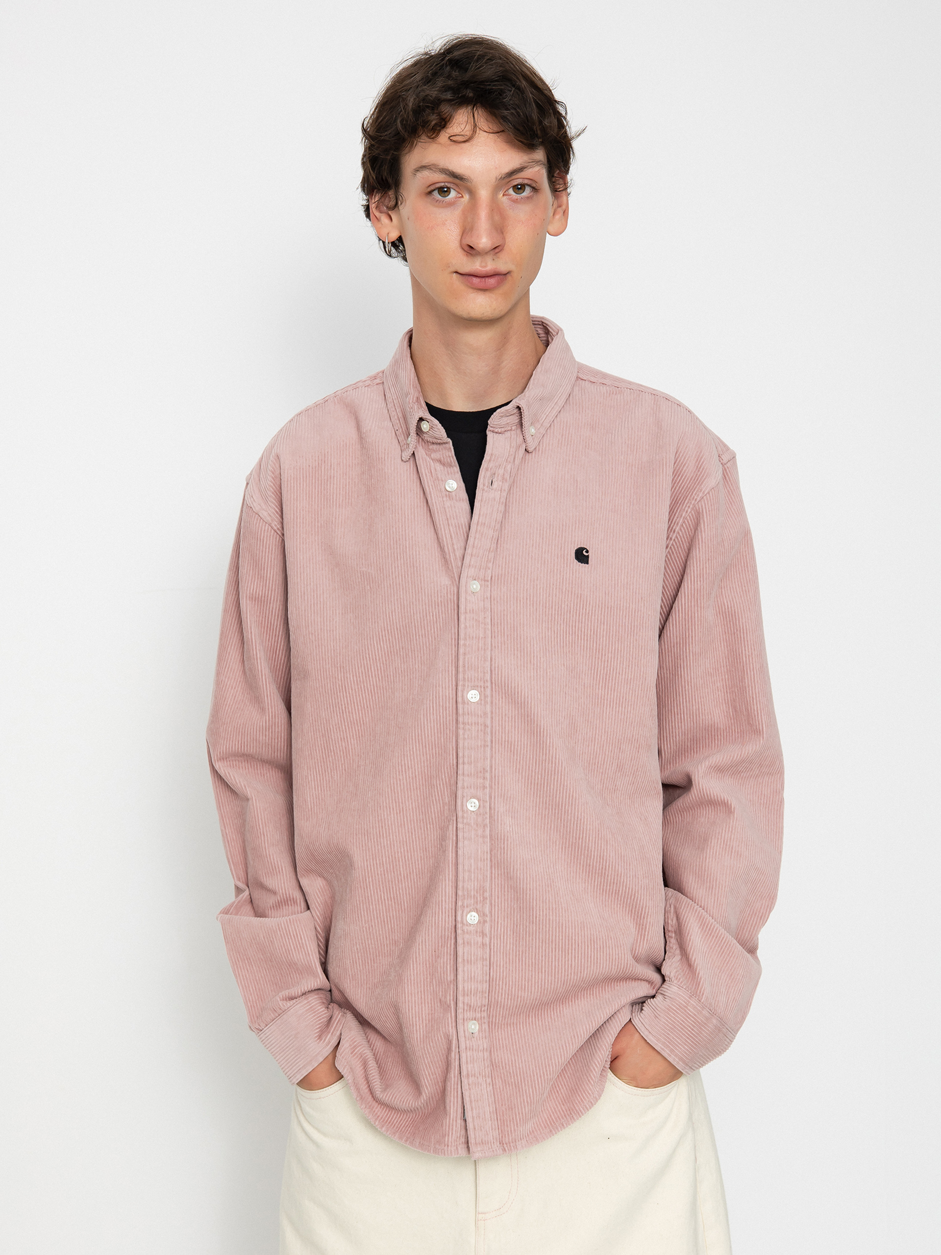 Carhartt WIP Madison Cord Ing (glassy pink/black)
