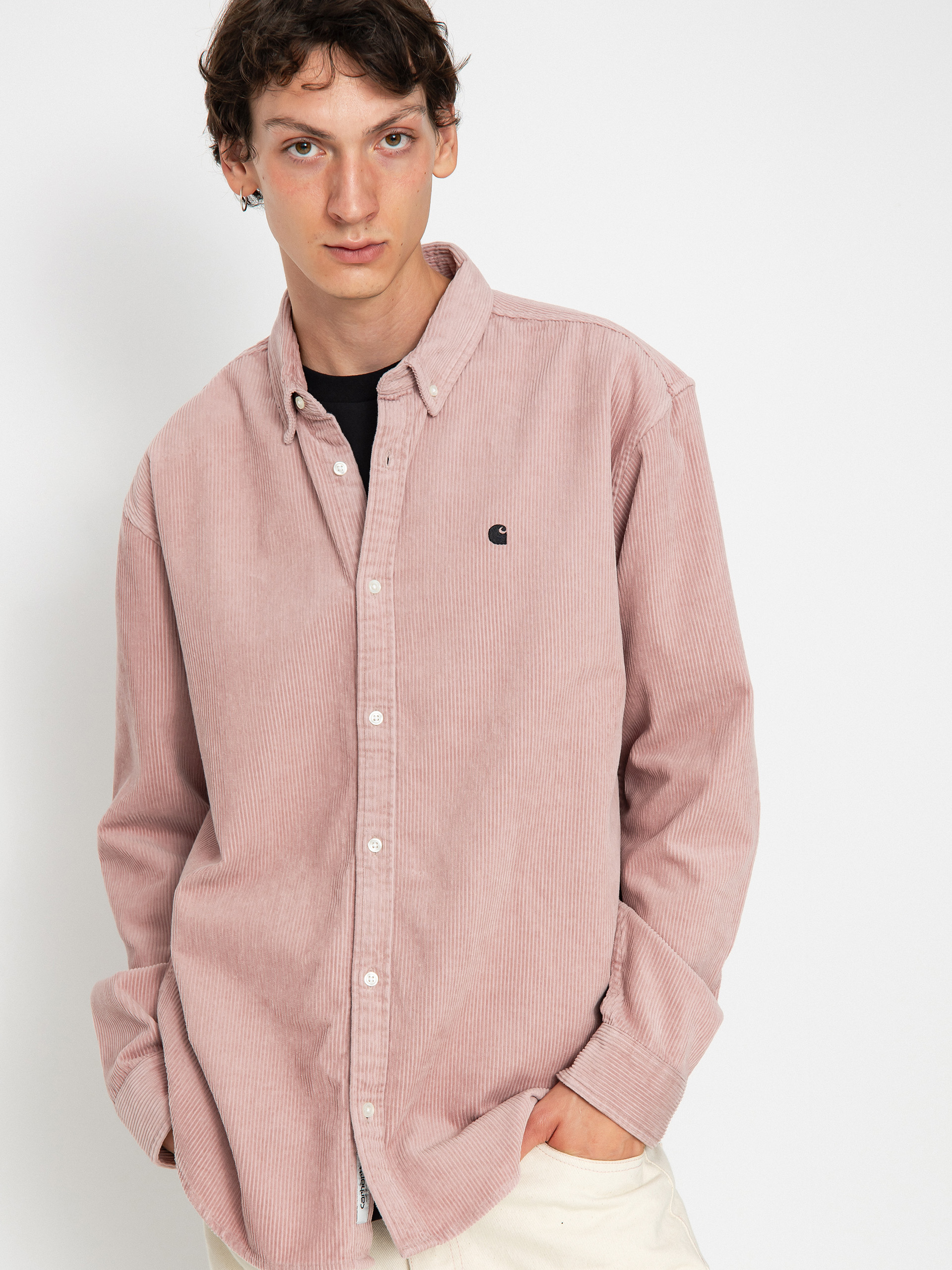 Carhartt WIP Madison Cord Ing (glassy pink/black)