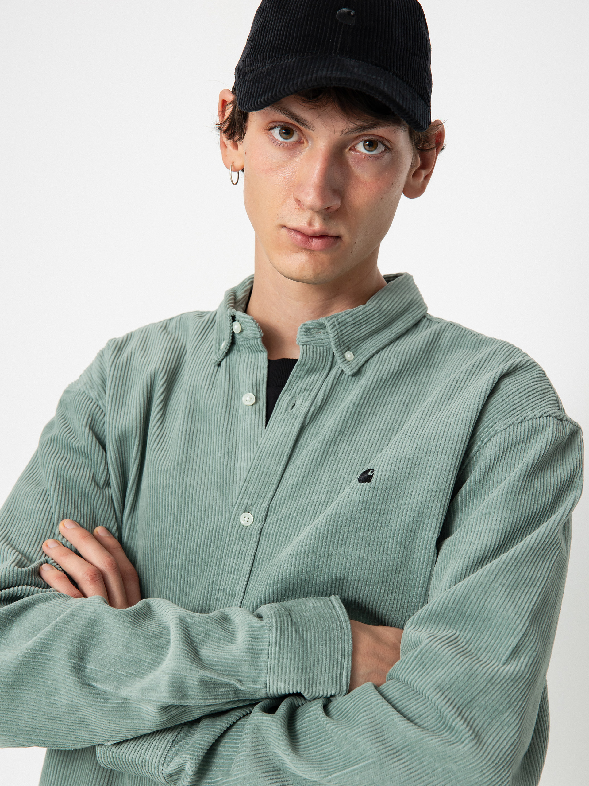 Carhartt WIP Madison Cord Ing (glassy teal/black)