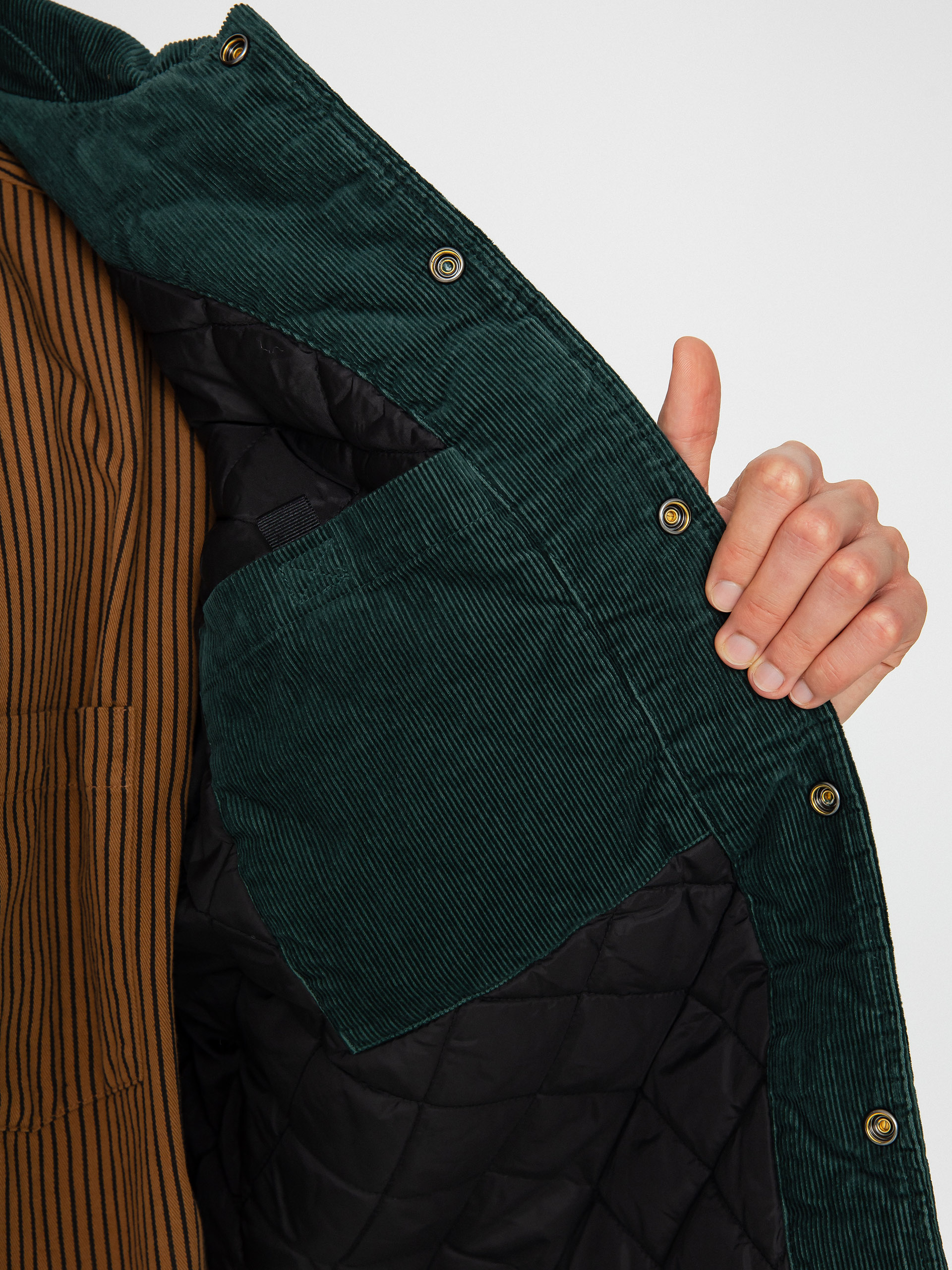 Carhartt WIP Rugged Letterman Dzseki (discovery green/buckthorn)