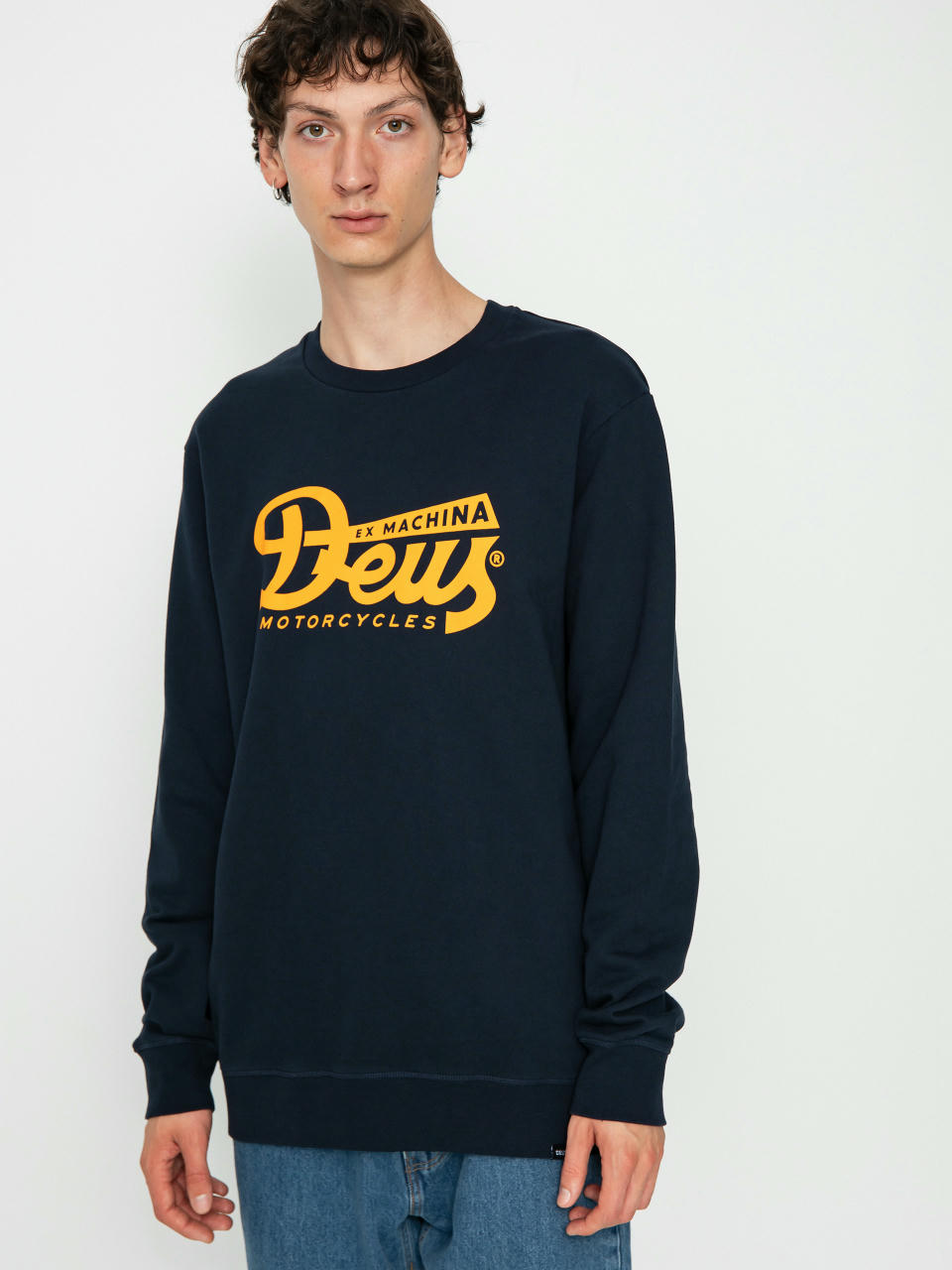 Deus Ex Machina Relief Crew Pulóver (navy)