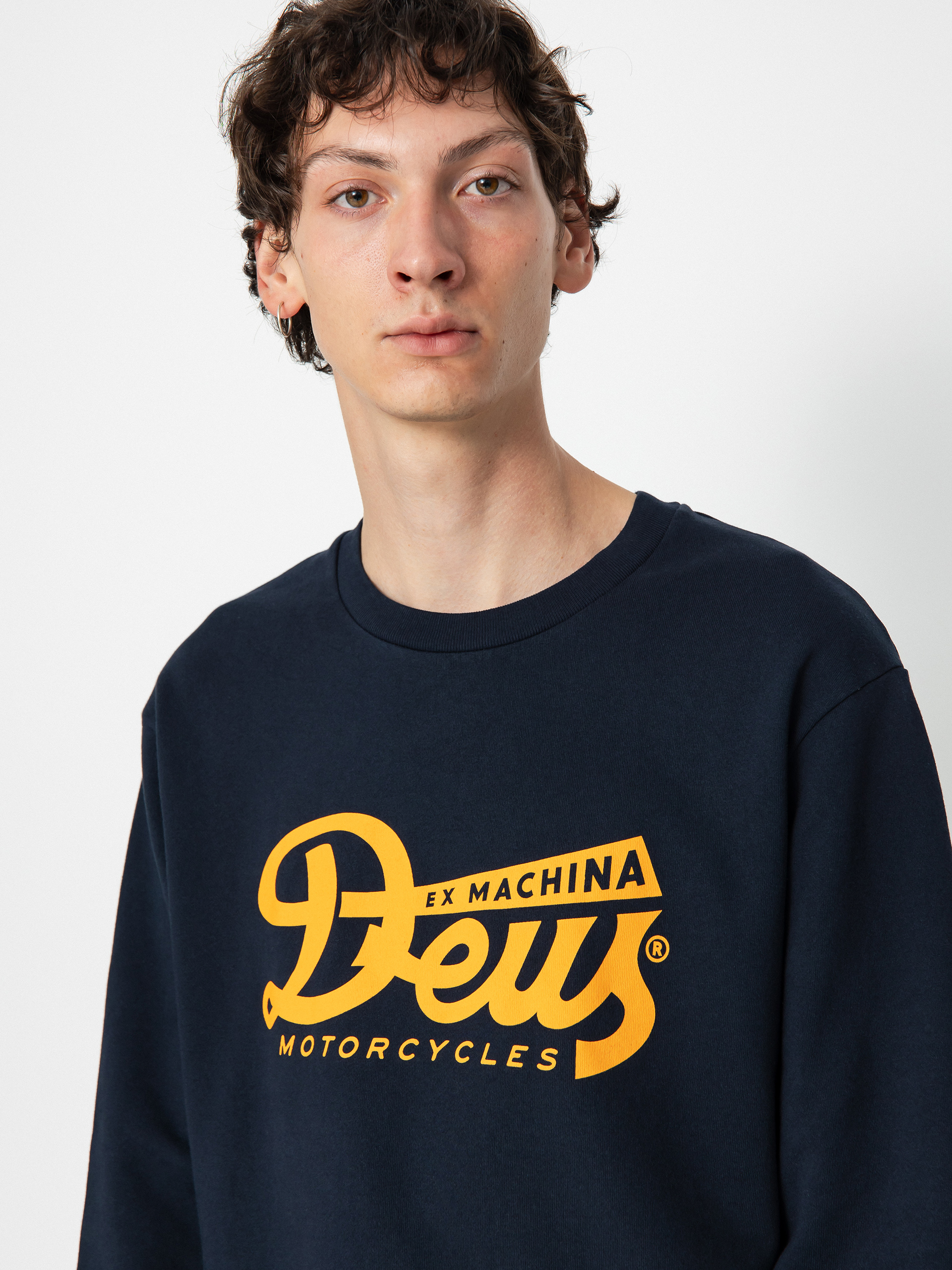 Deus Ex Machina Relief Crew Pulóver (navy)