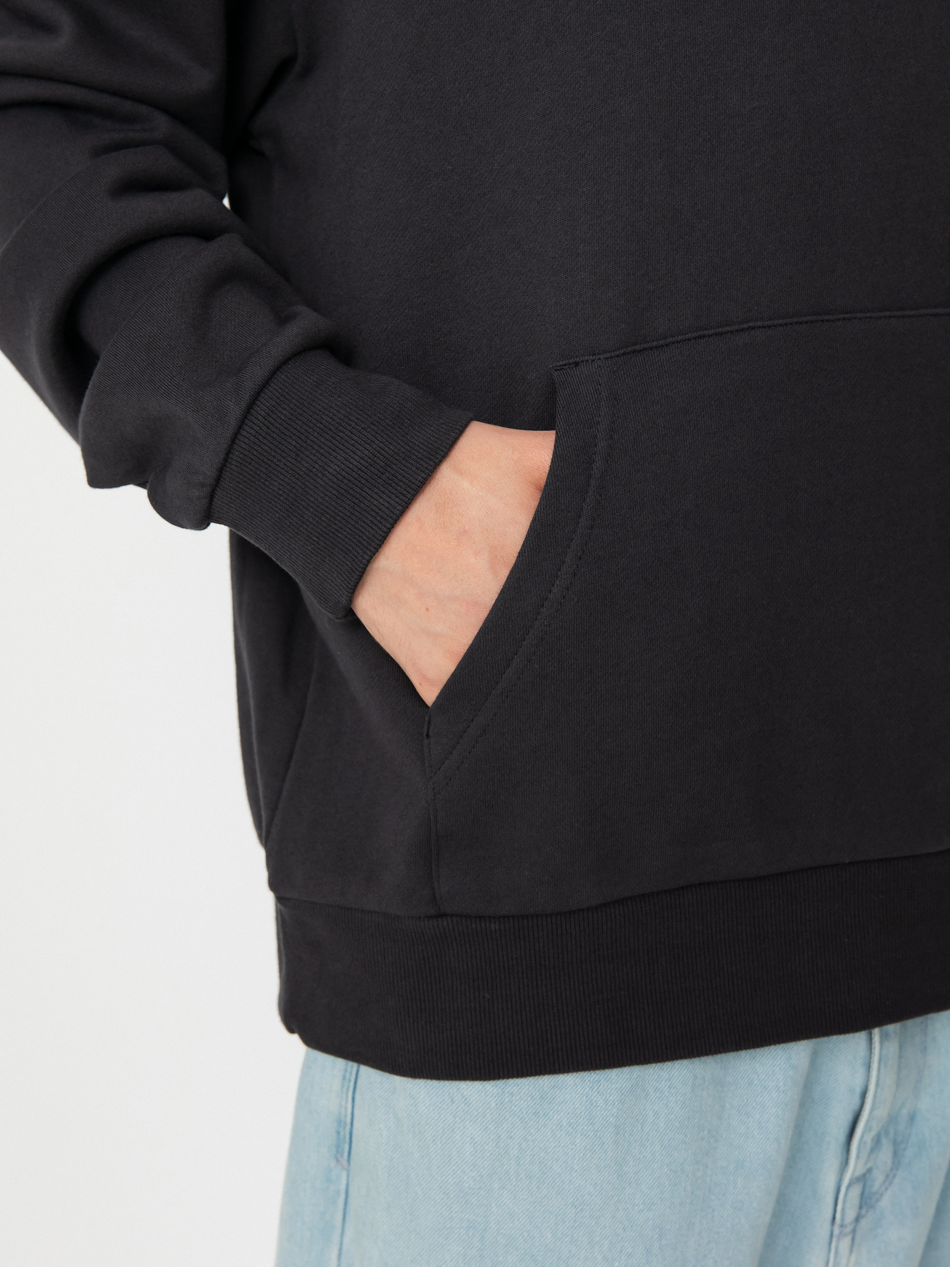 RVCA Pair HD Kapucnis pulóver (washed black)