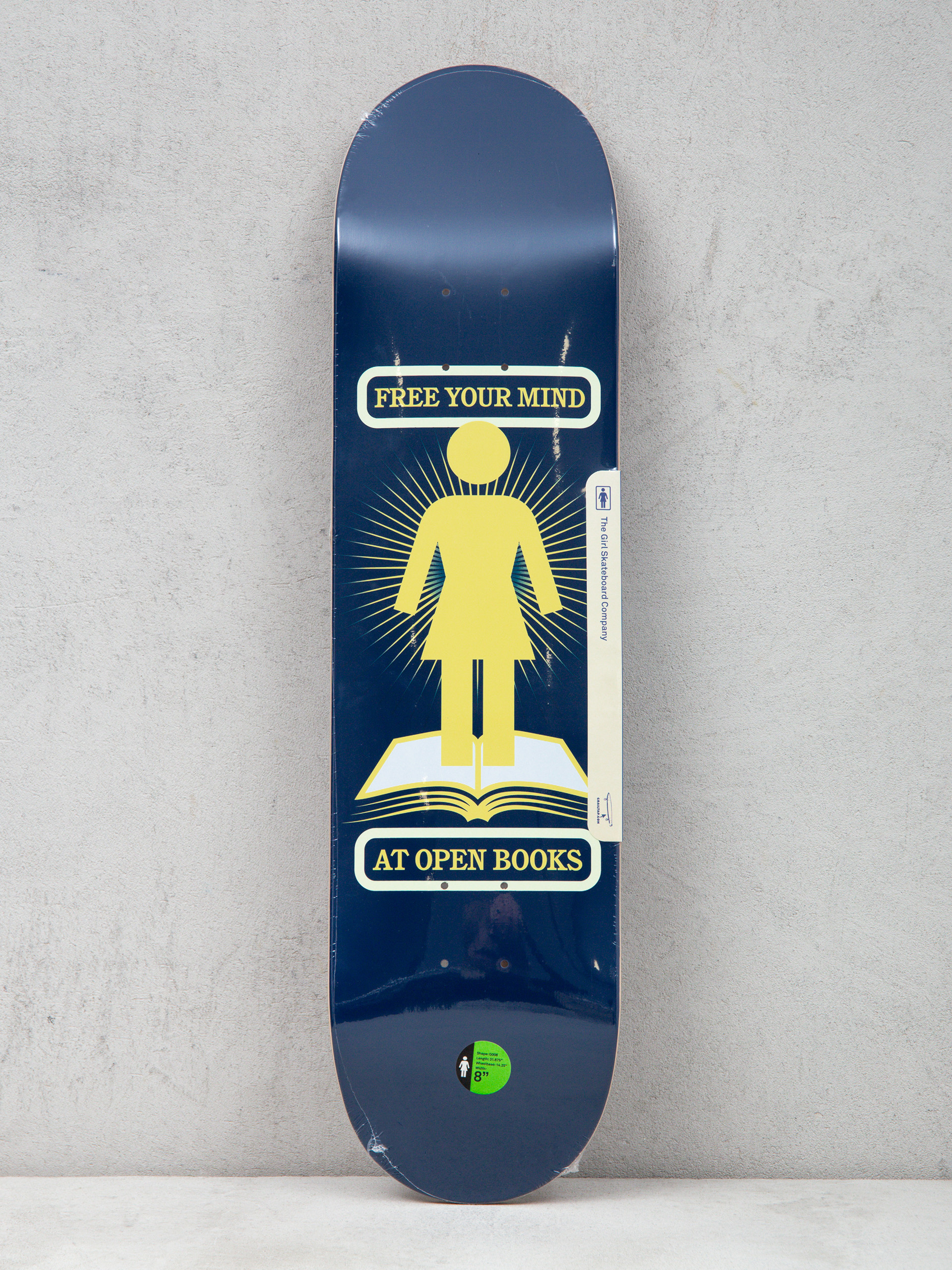 Girl Skateboard Bennett Open Book Gördeszka lap (navy)