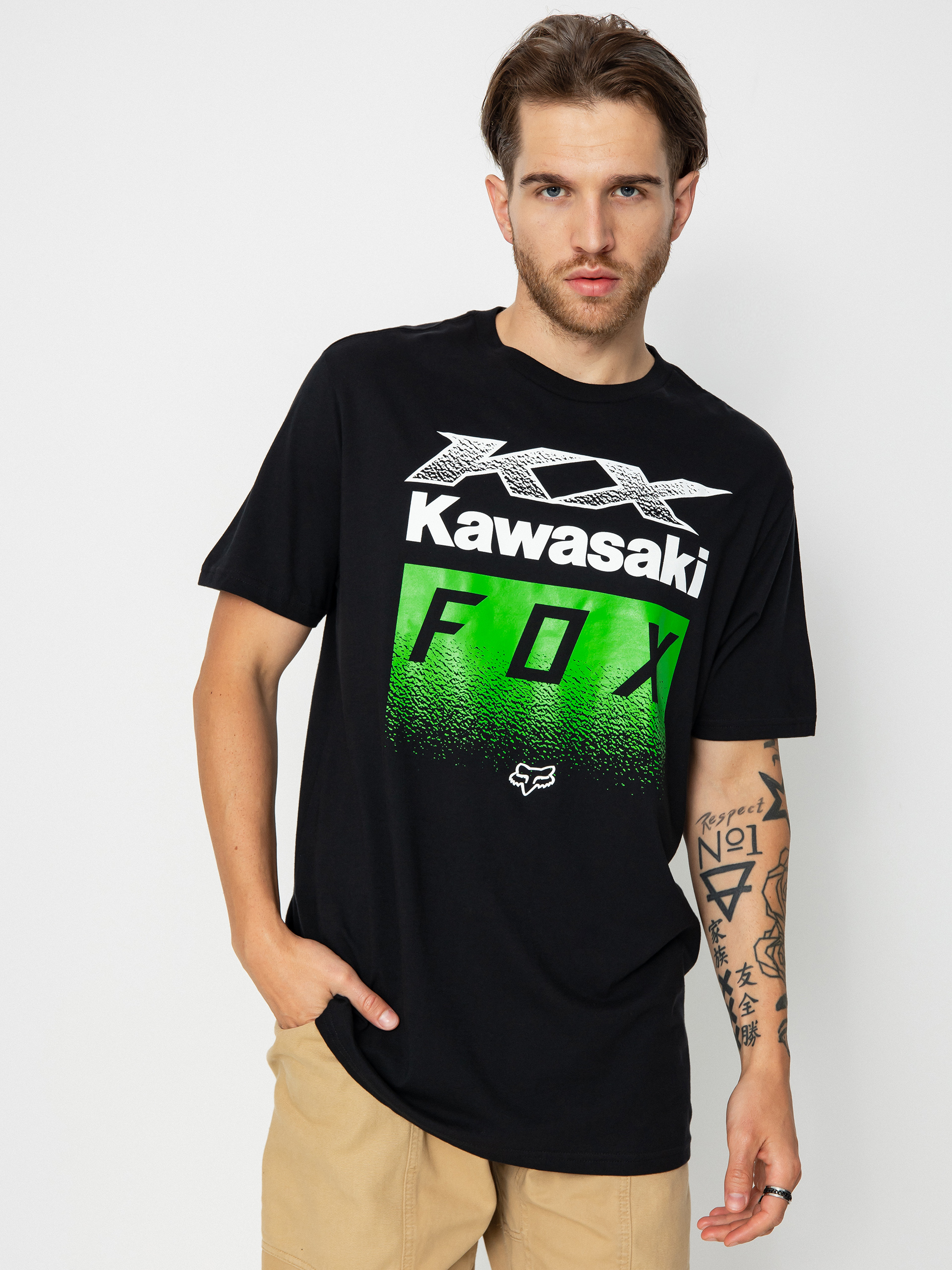 Fox X Kawi póló (black)