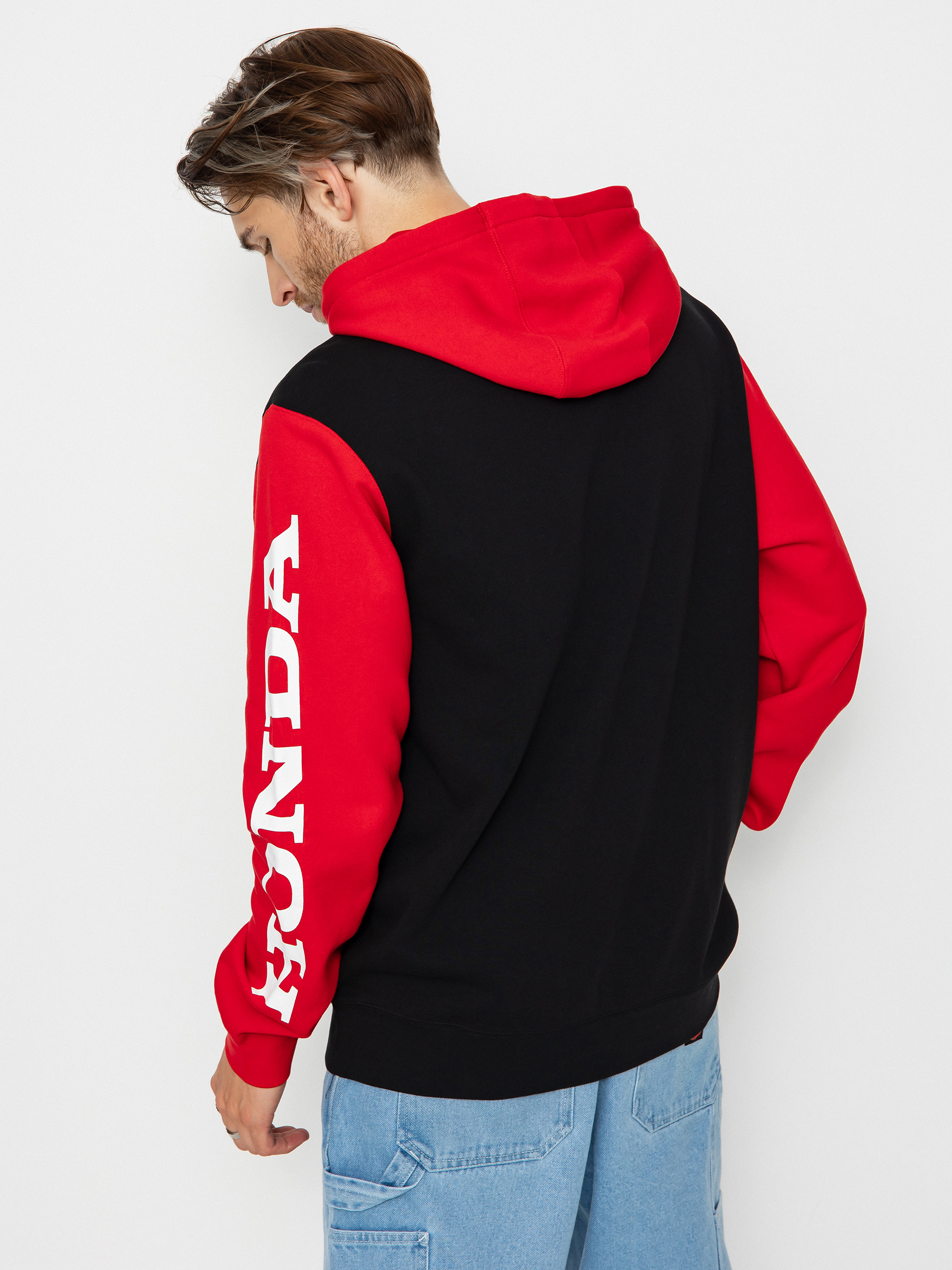 Fox Honda Flame HD Kapucnis pulóver (red)