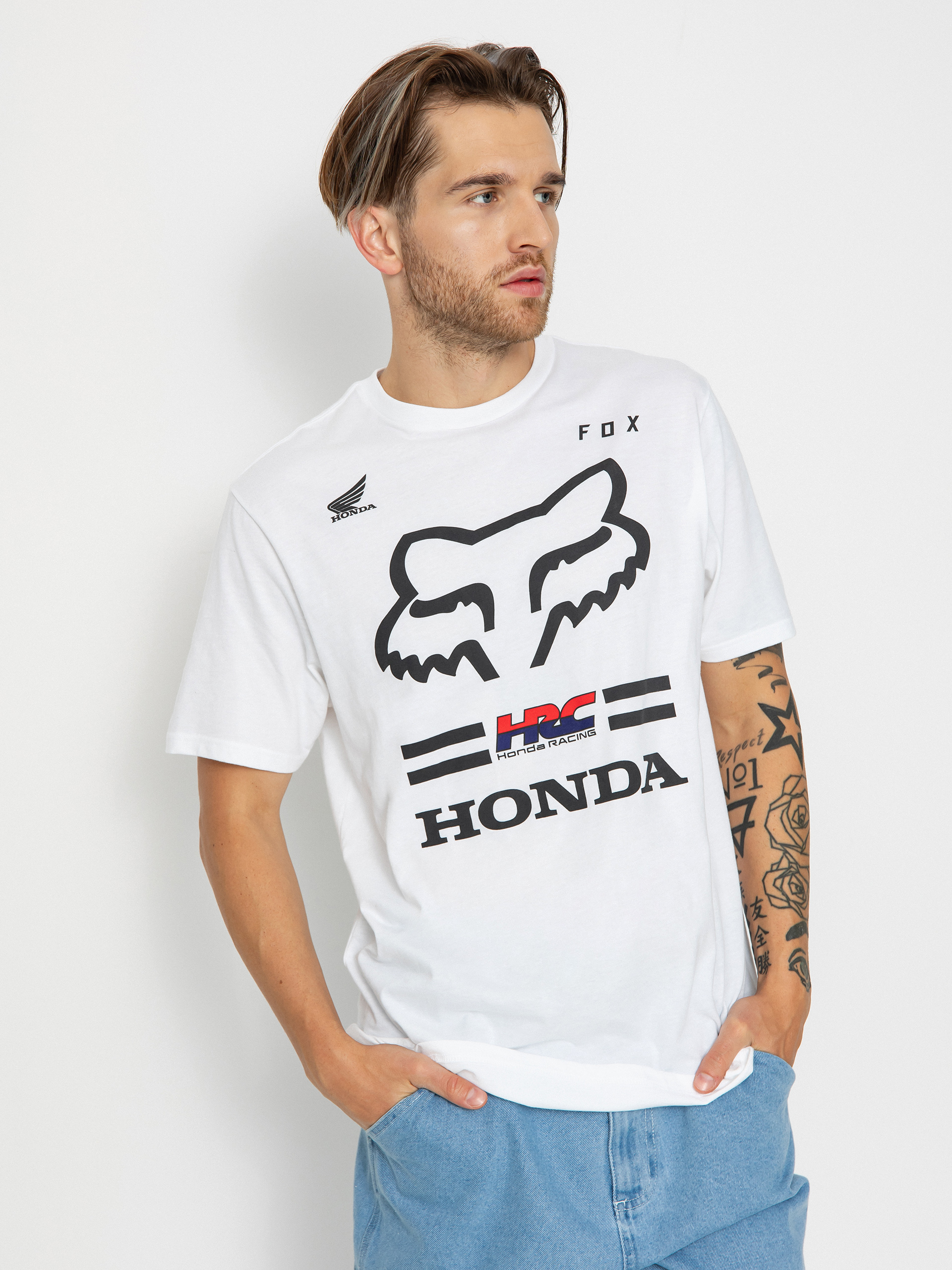 Fox X Honda II póló (optic/white)