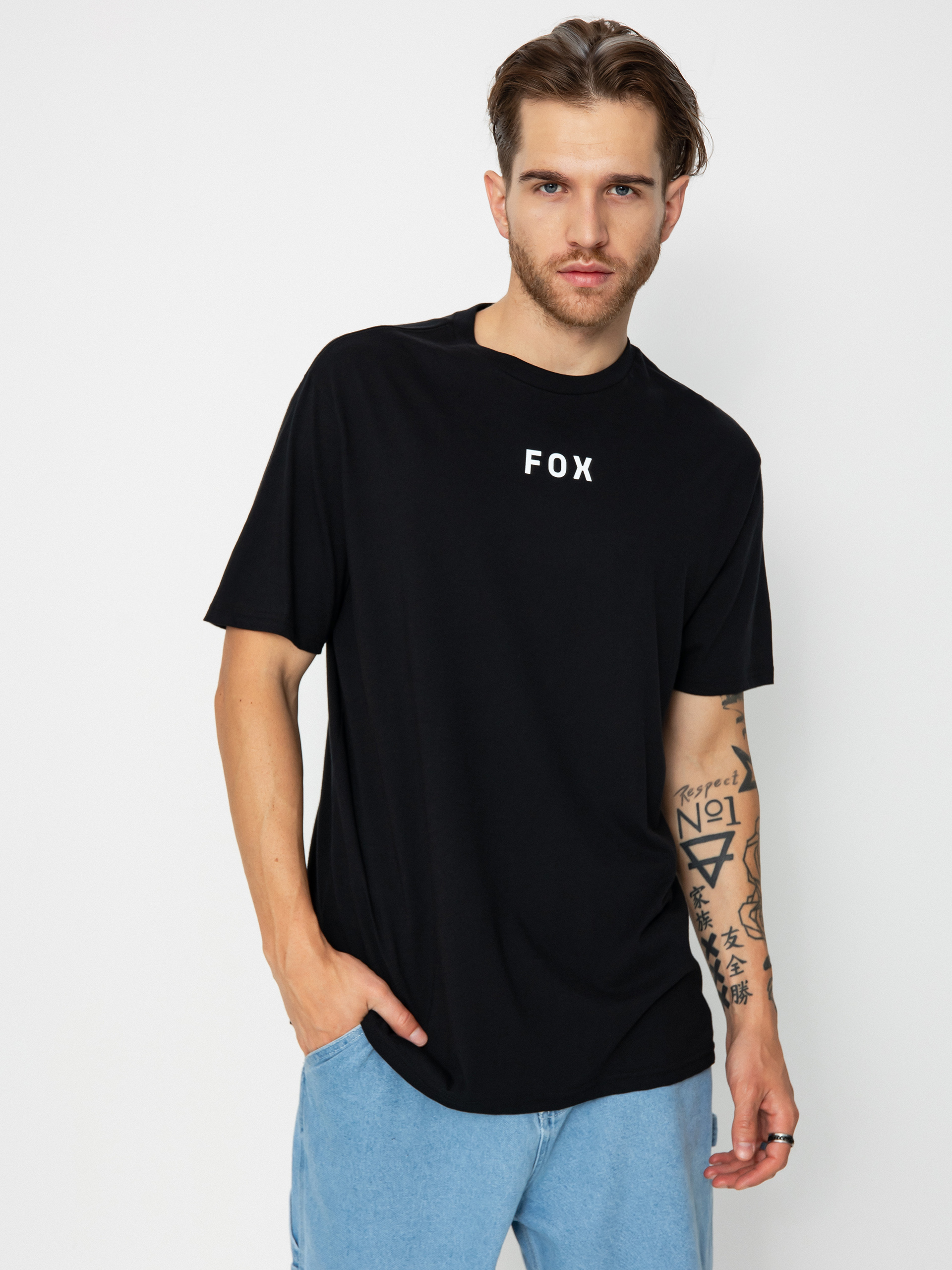 Fox Flora póló (black)