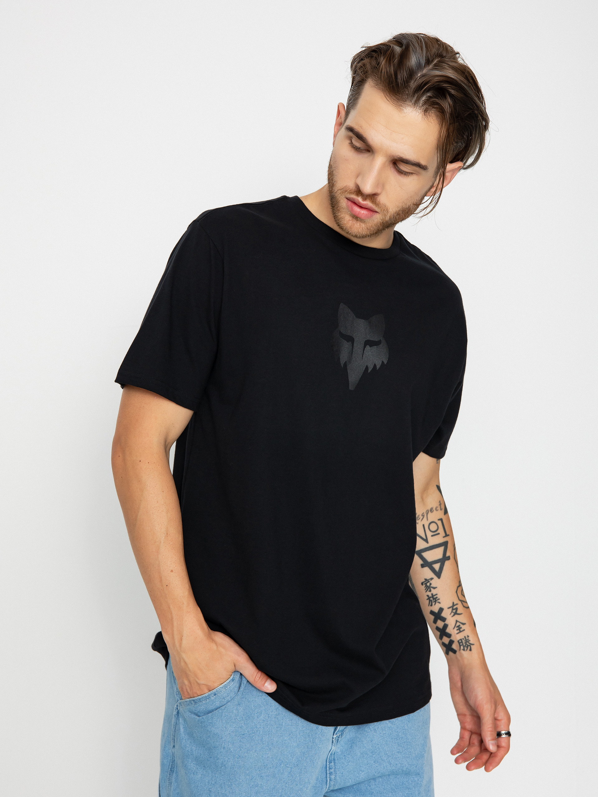 Fox Head pu00f3lu00f3 (black/black)