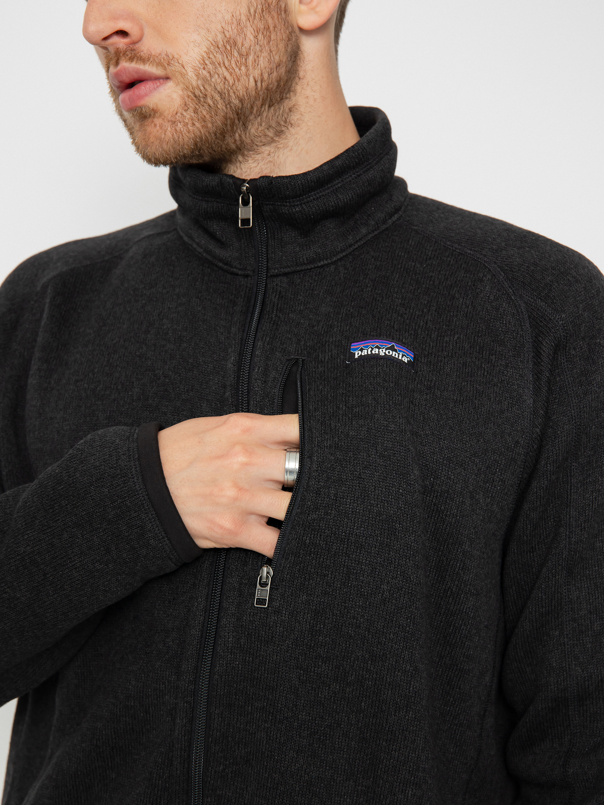 Férfi Patagonia Better Sweater Polár pulóver (black)