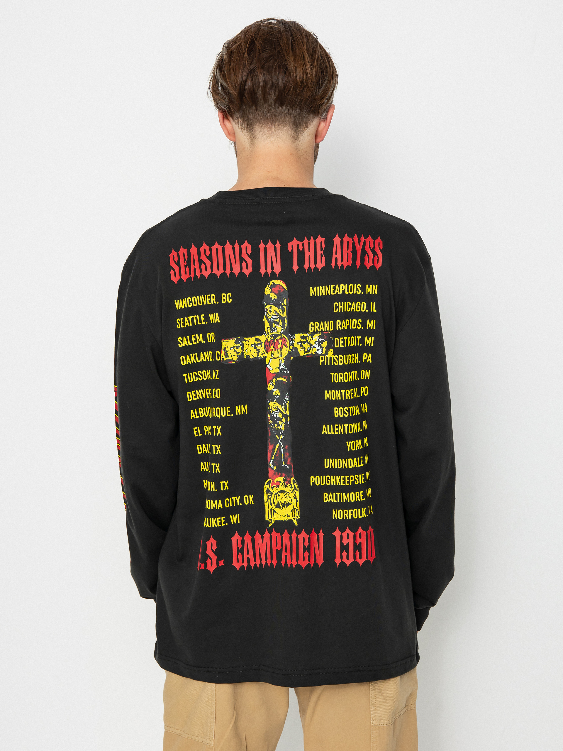 DC X Slayer Hosszú ujjú felső (pirate black)