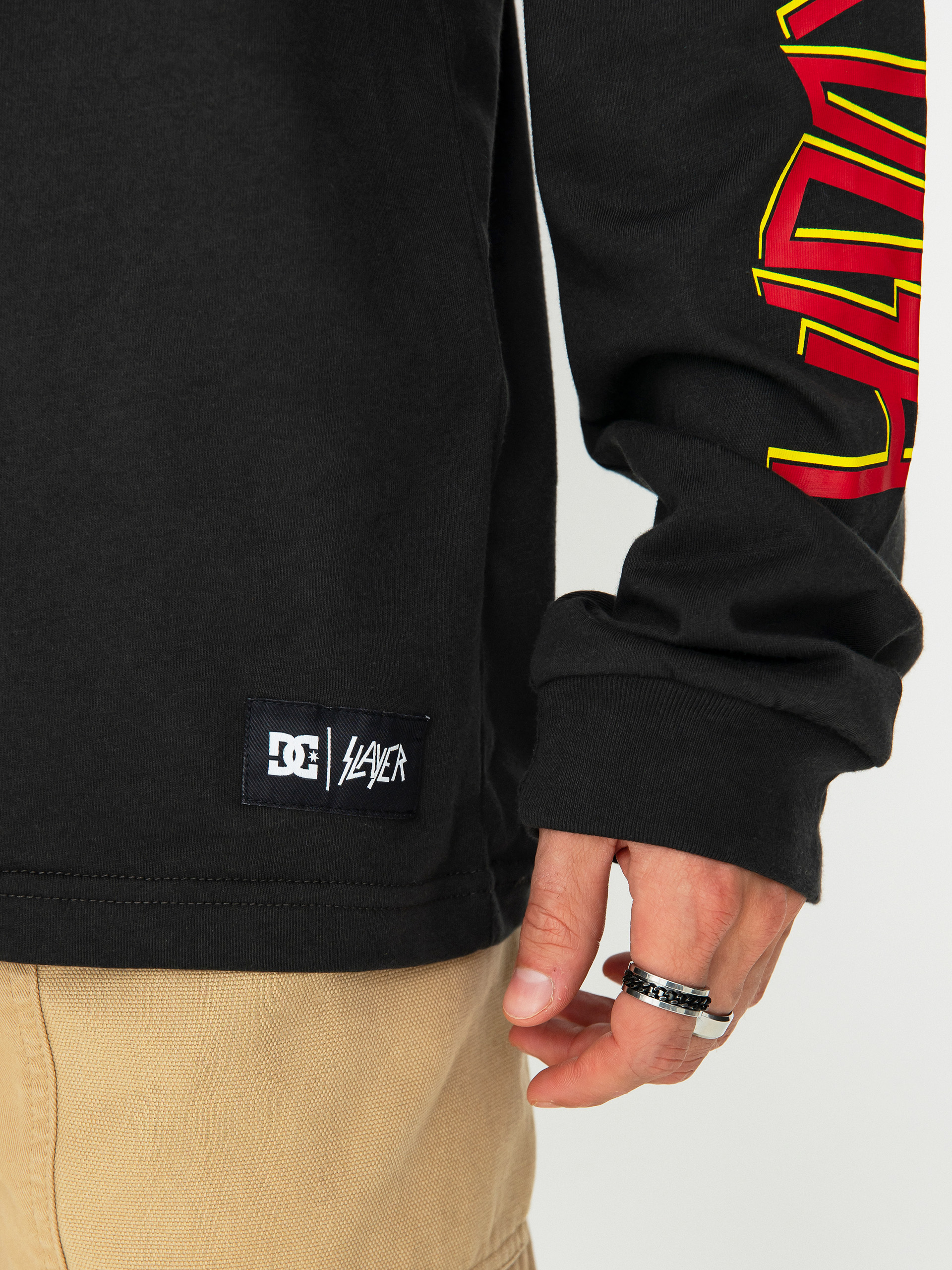 DC X Slayer Hosszú ujjú felső (pirate black)