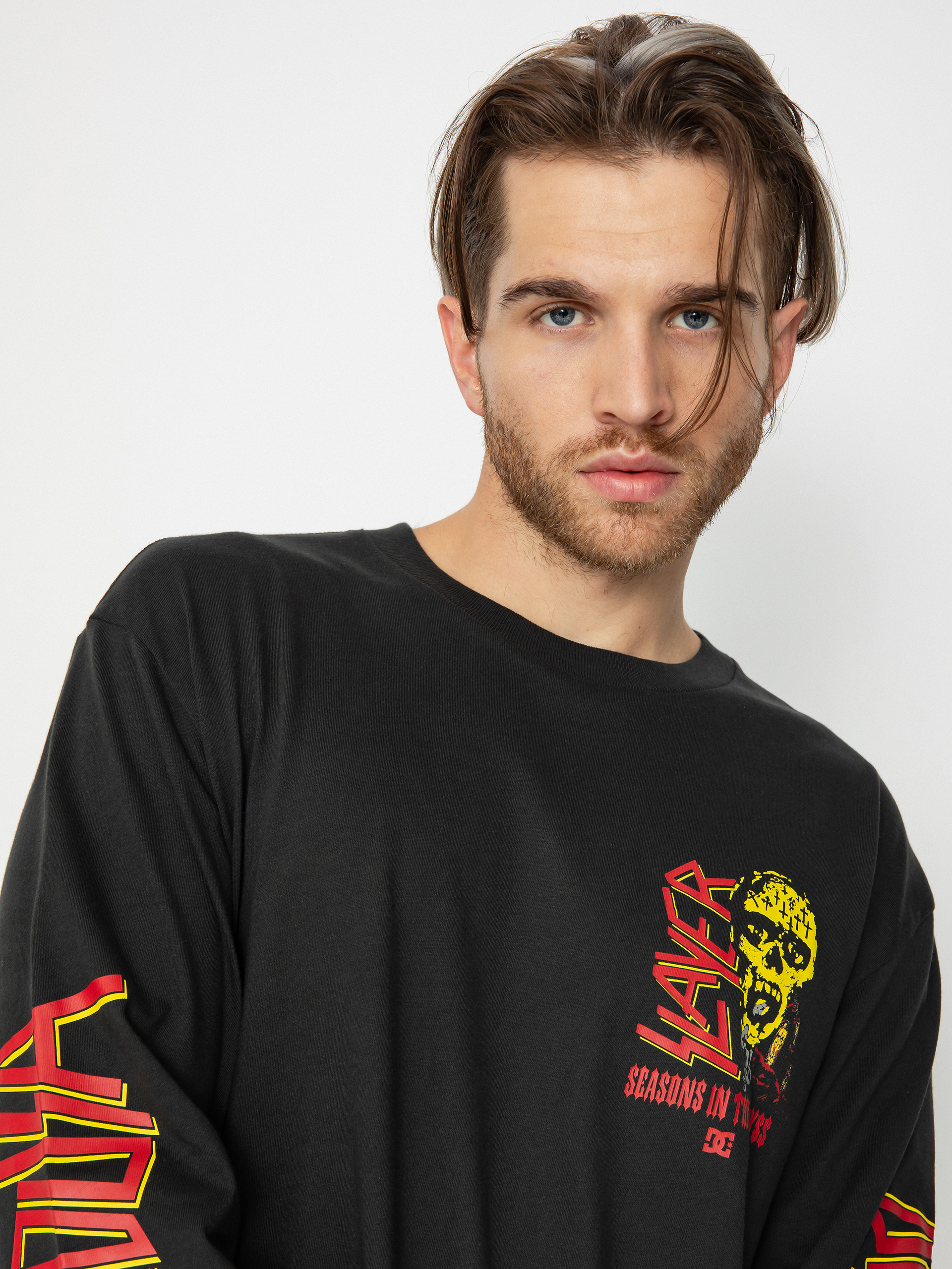 DC X Slayer Hosszú ujjú felső (pirate black)