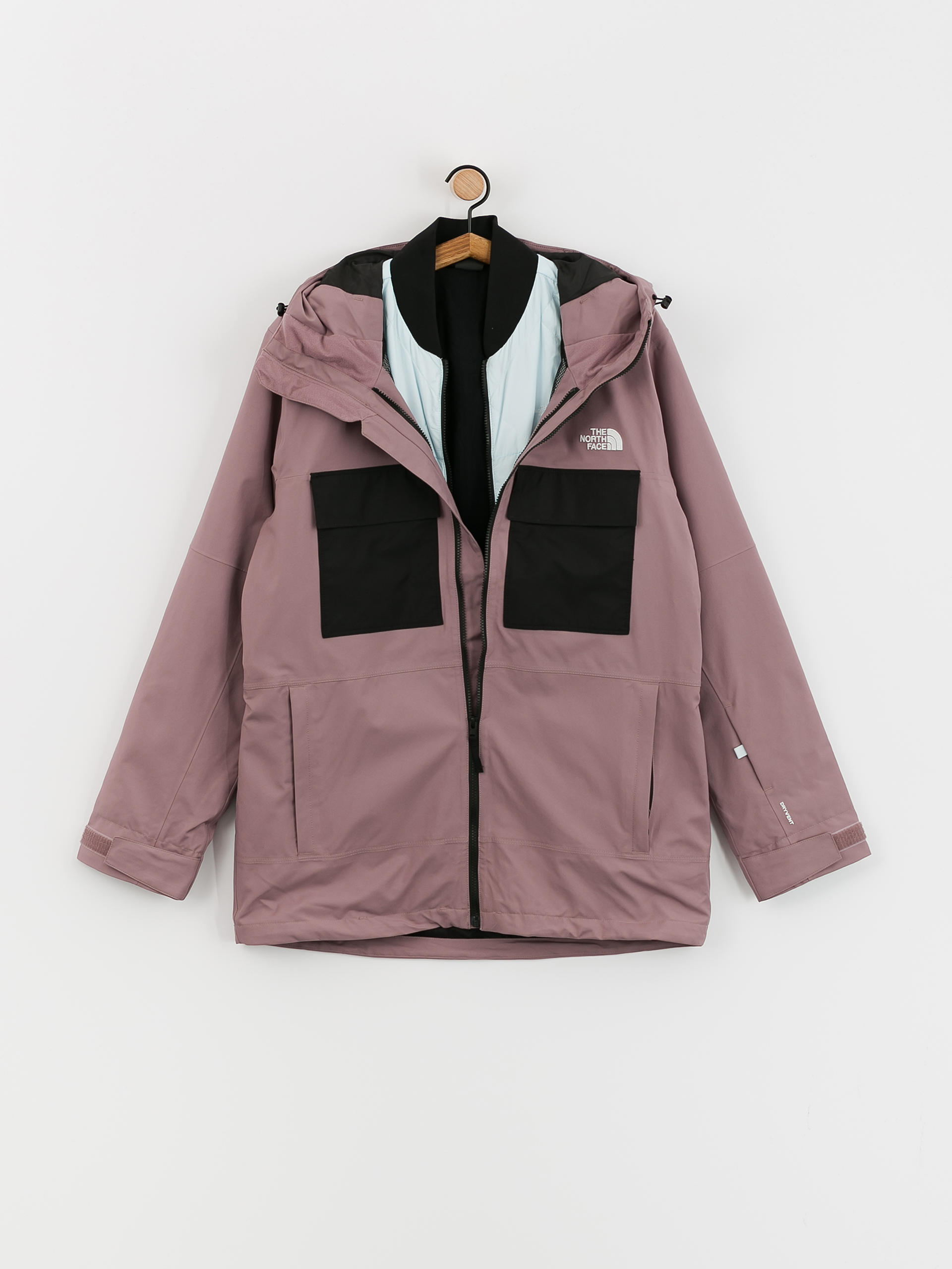 Férfi The North Face Fourbarrel Triclimate Snowboard dzseki (fawn grey/icecap blue)