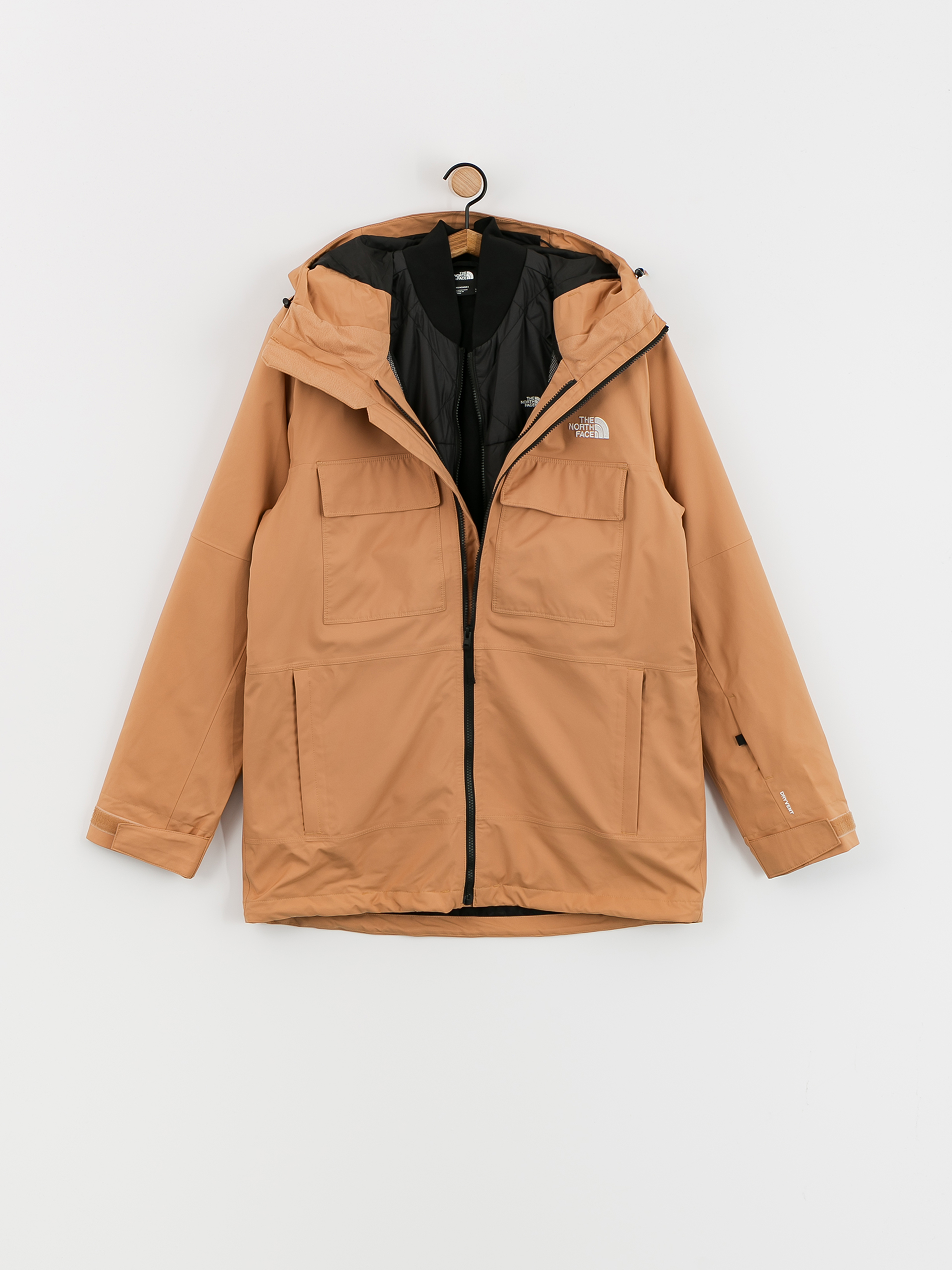 Férfi The North Face Fourbarrel Triclimate Snowboard dzseki (almond butter/tnf black)