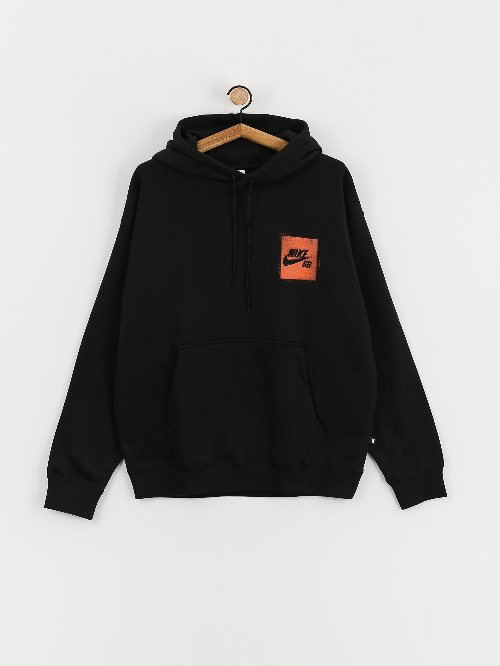 Nike SB Stencil HD Kapucnis pulóver (black)