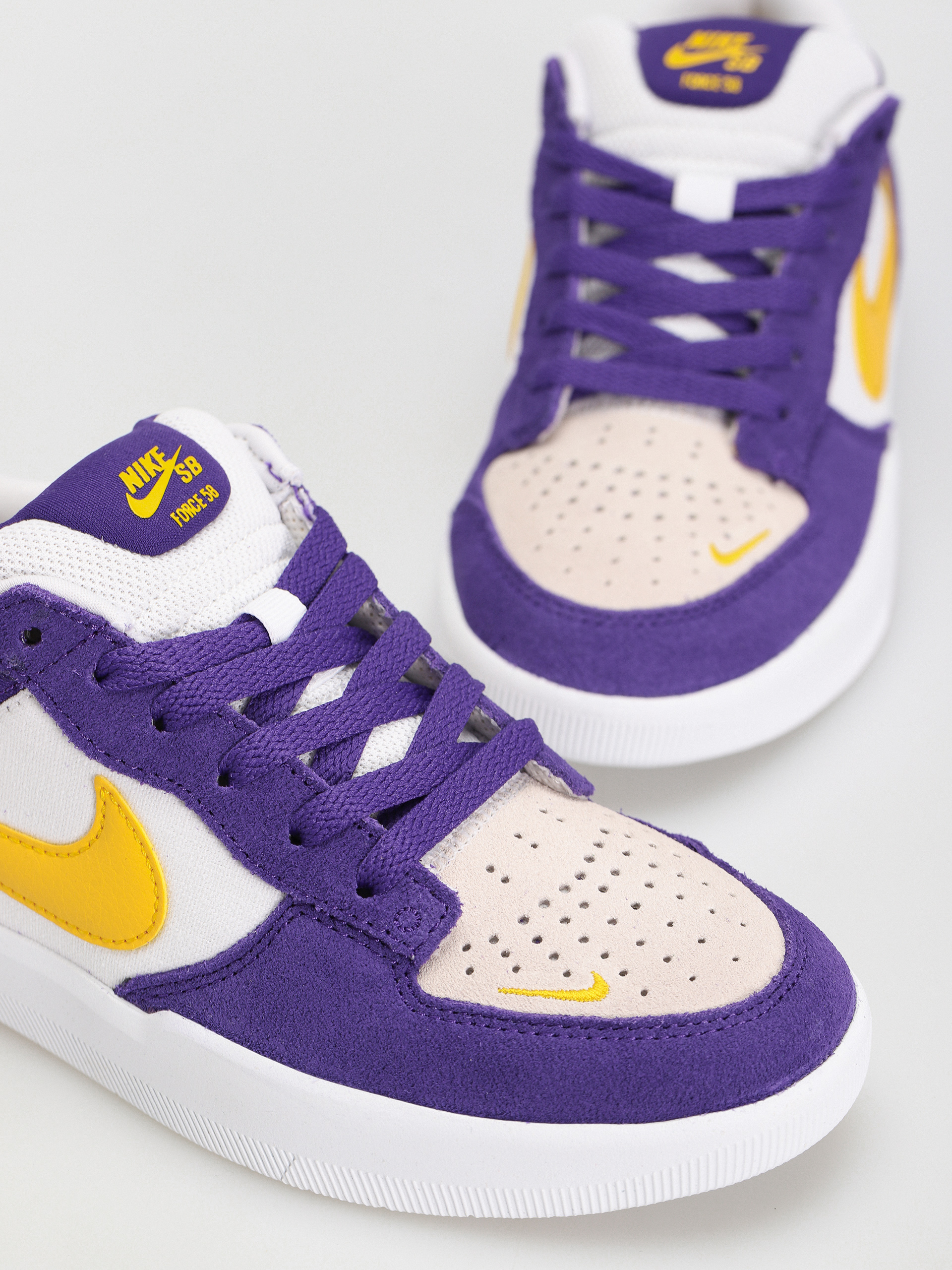 Nike SB Force 58 Cipők (court purple/amarillo white white)