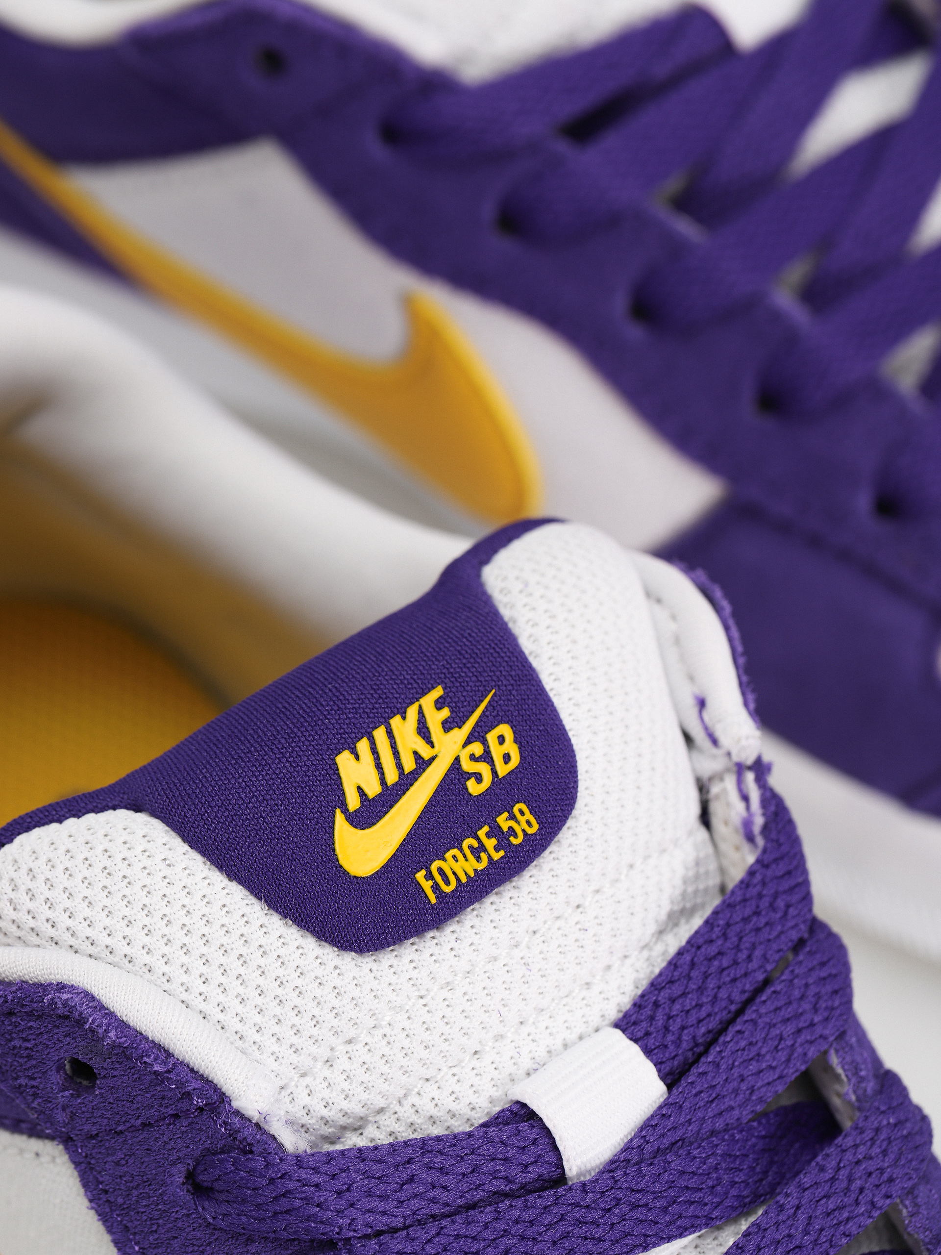 Nike SB Force 58 Cipők (court purple/amarillo white white)