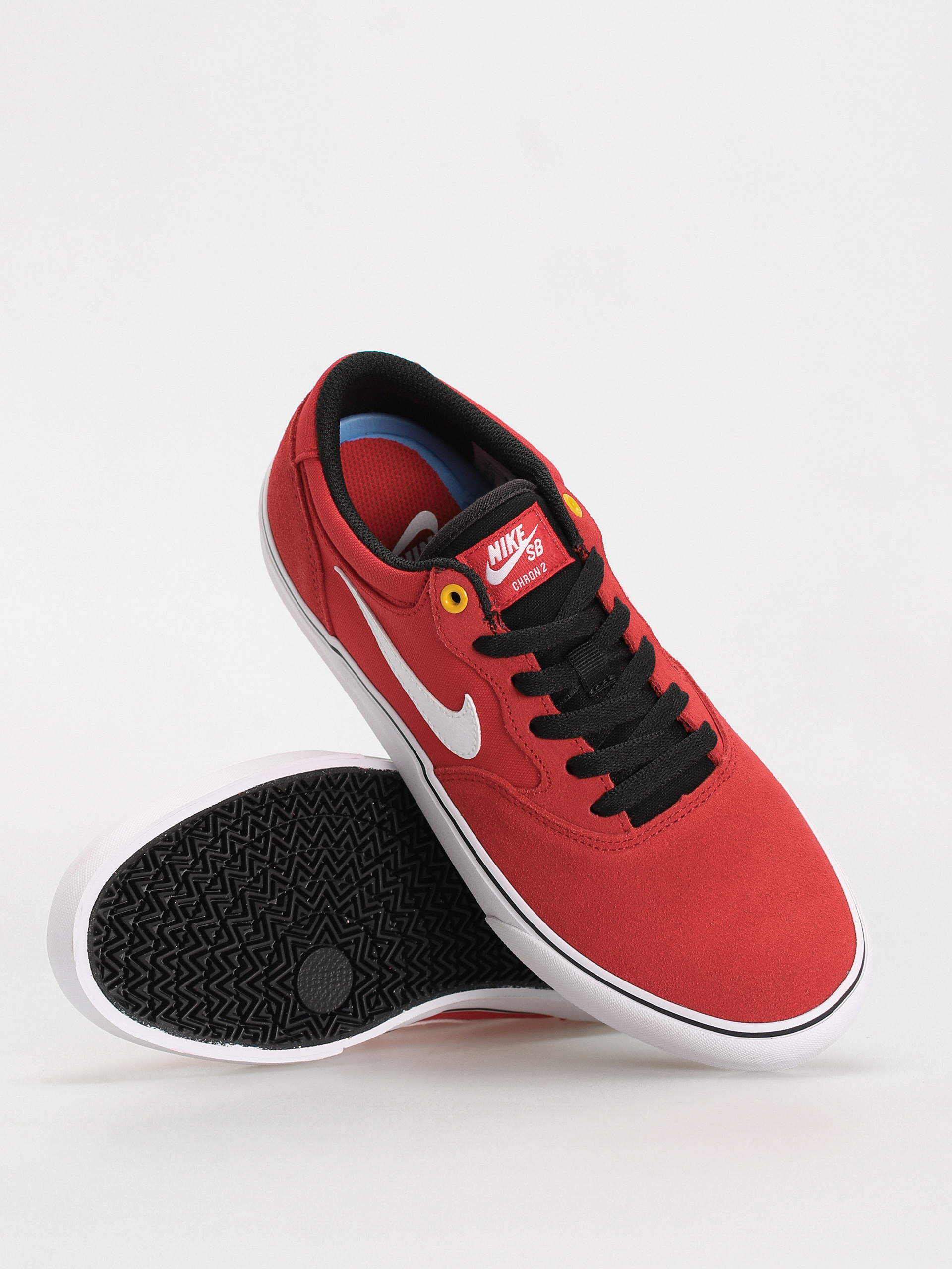 Nike SB Chron 2 Cipők (university red/white black white)