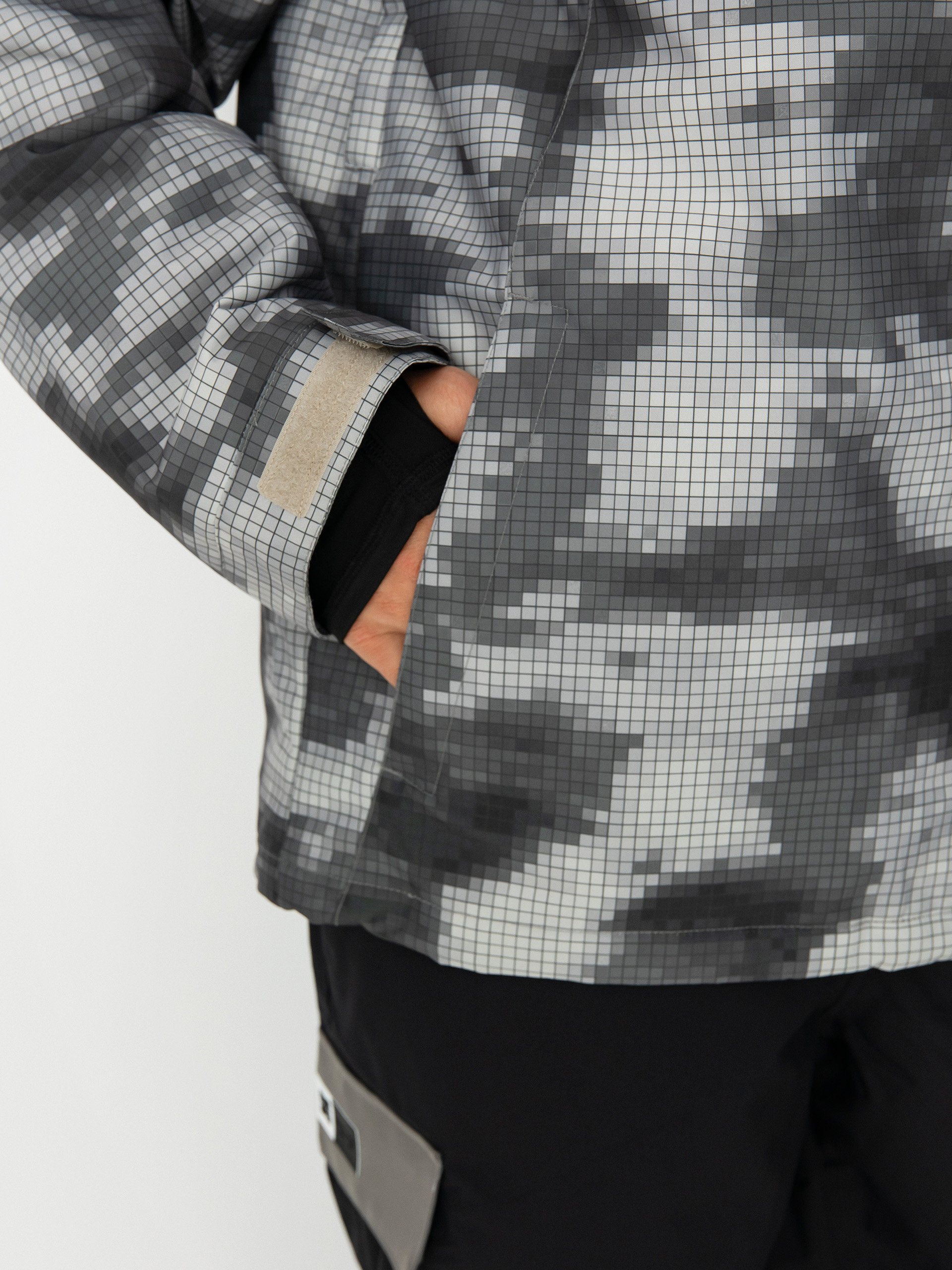 Férfi DC Basis Print Snowboard dzseki (cloud cover)