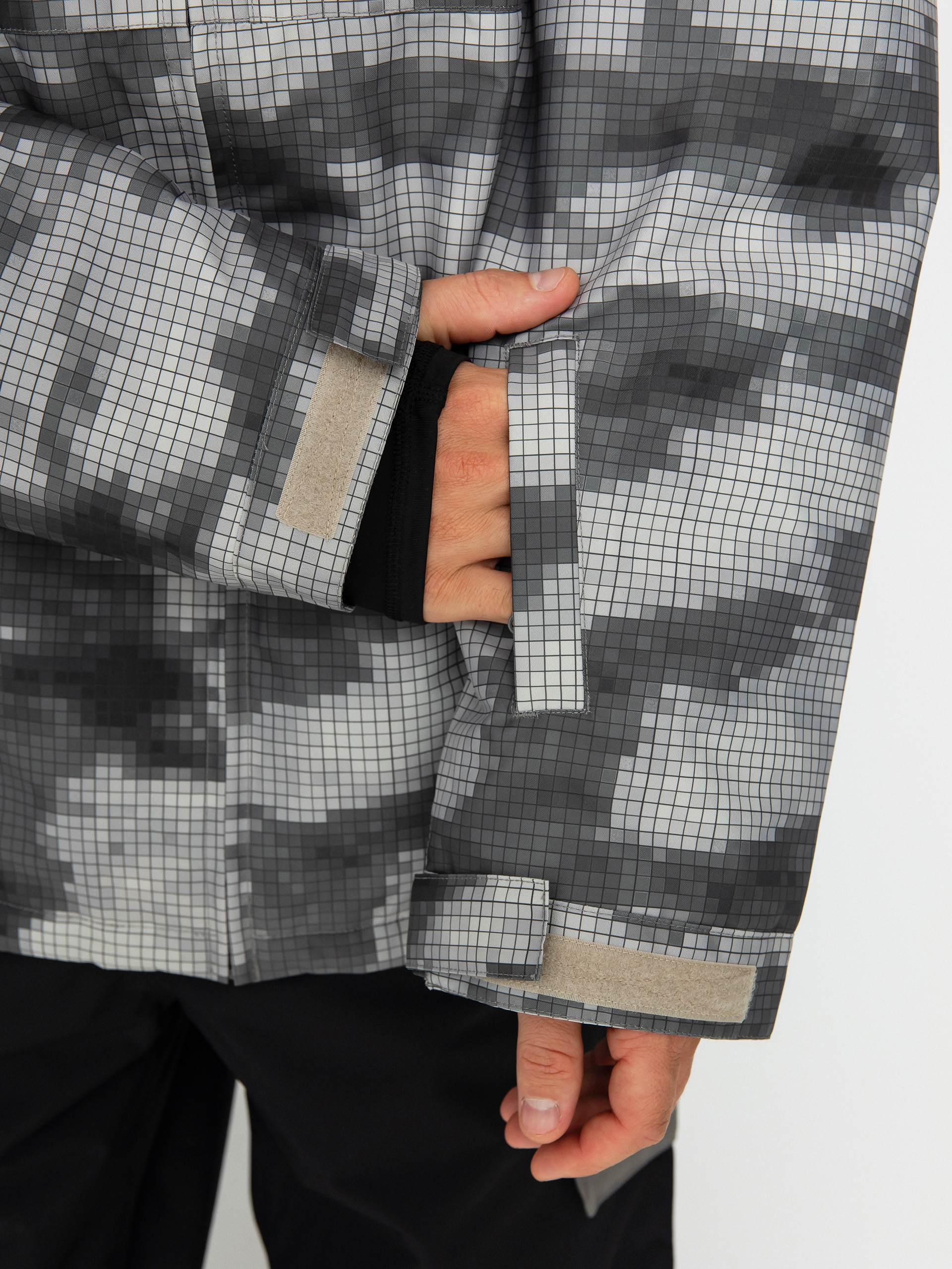 Férfi DC Basis Print Snowboard dzseki (cloud cover)