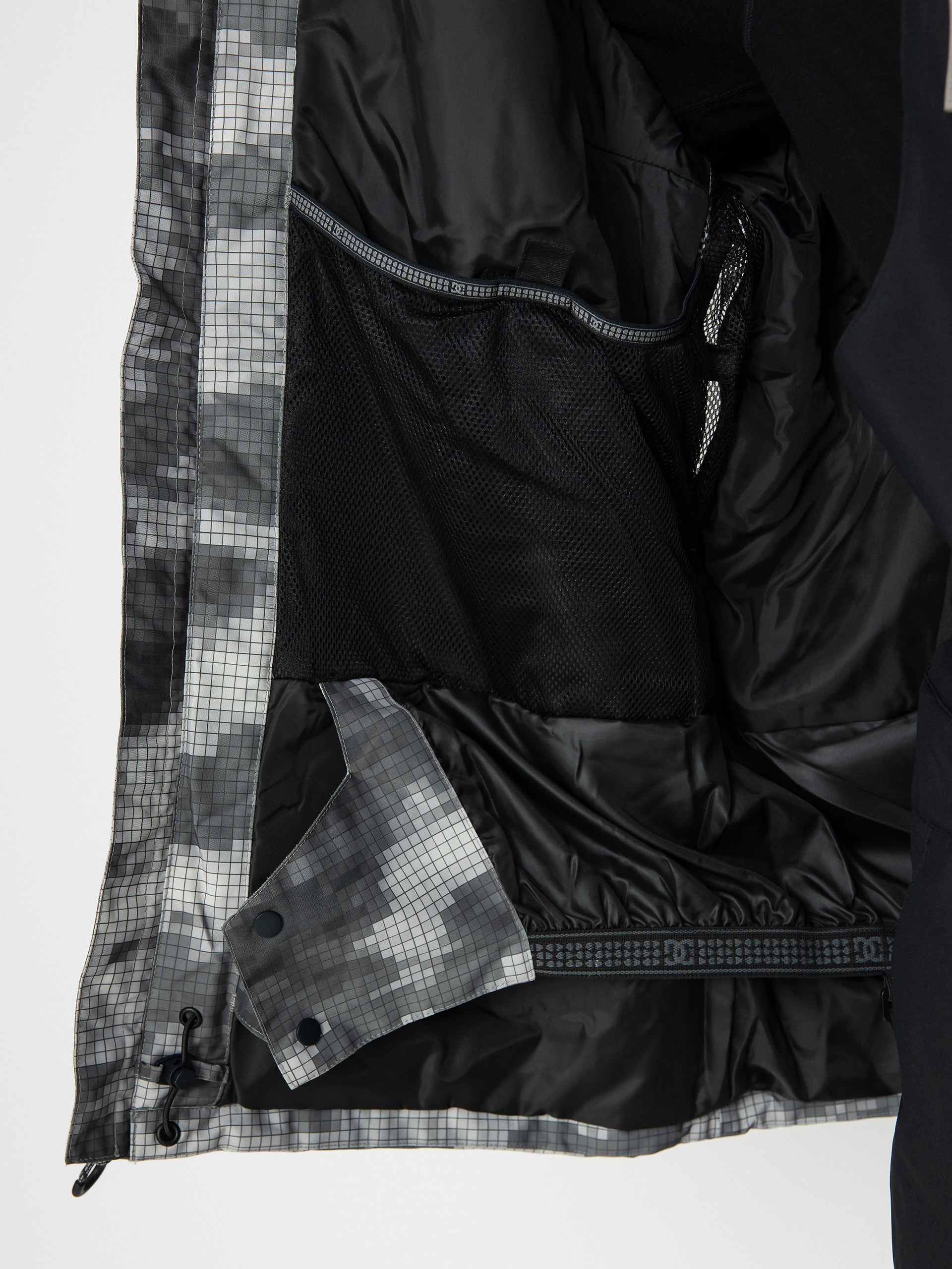 Férfi DC Basis Print Snowboard dzseki (cloud cover)