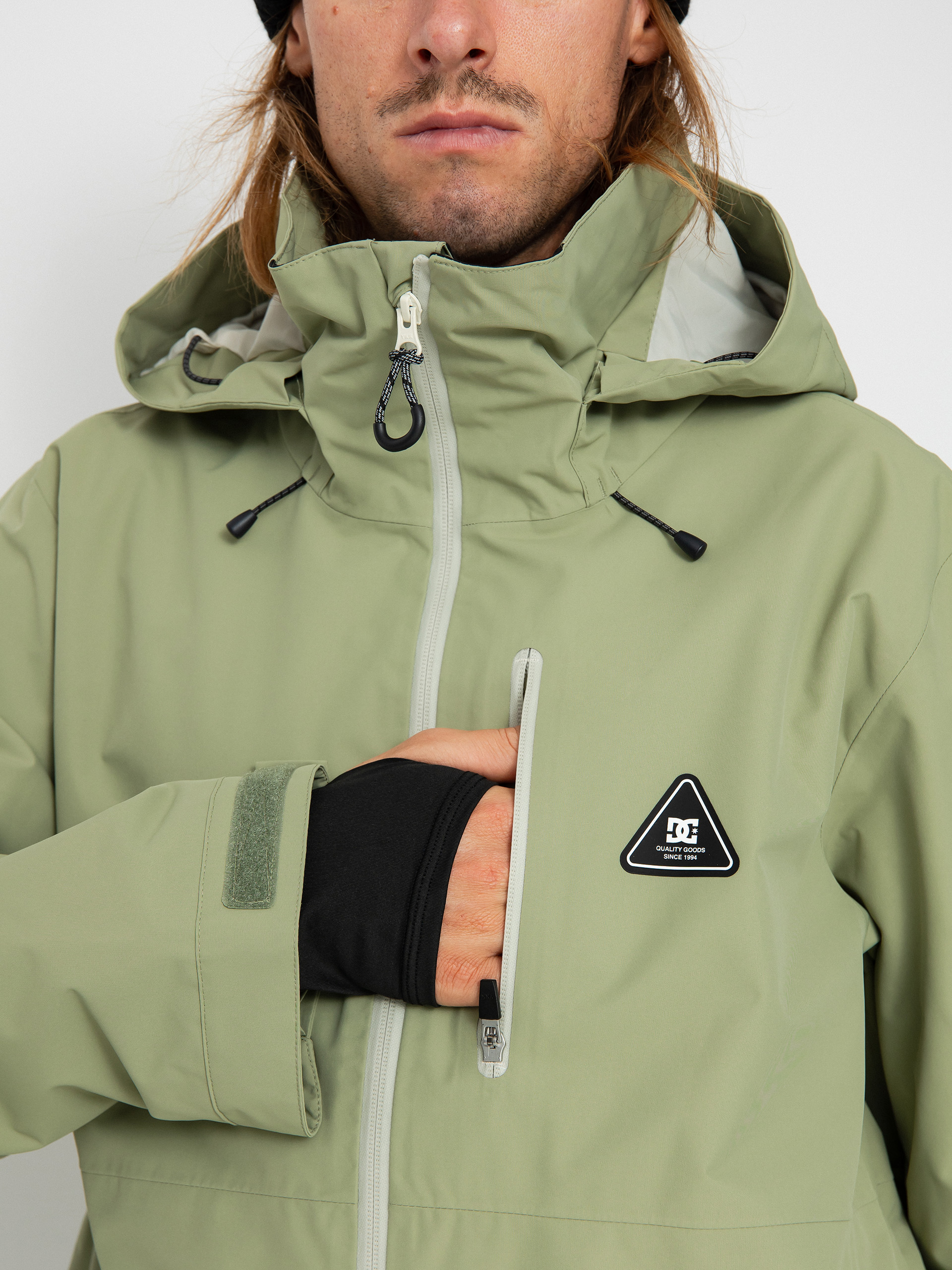 Férfi DC Basis 30K Snowboard dzseki (oil green)