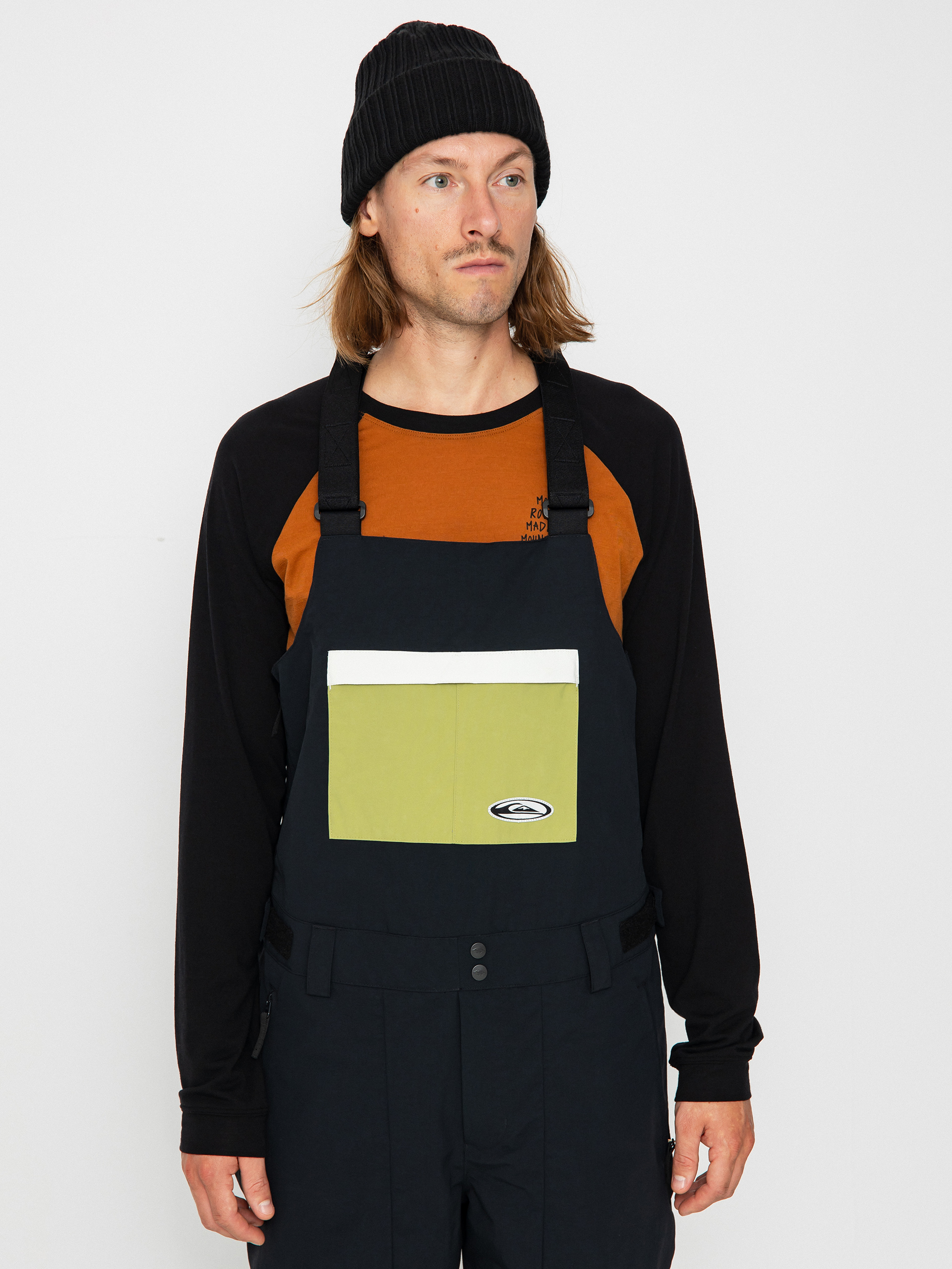 Férfi Quiksilver Fly High Bib Snowboard nadrág (true black)