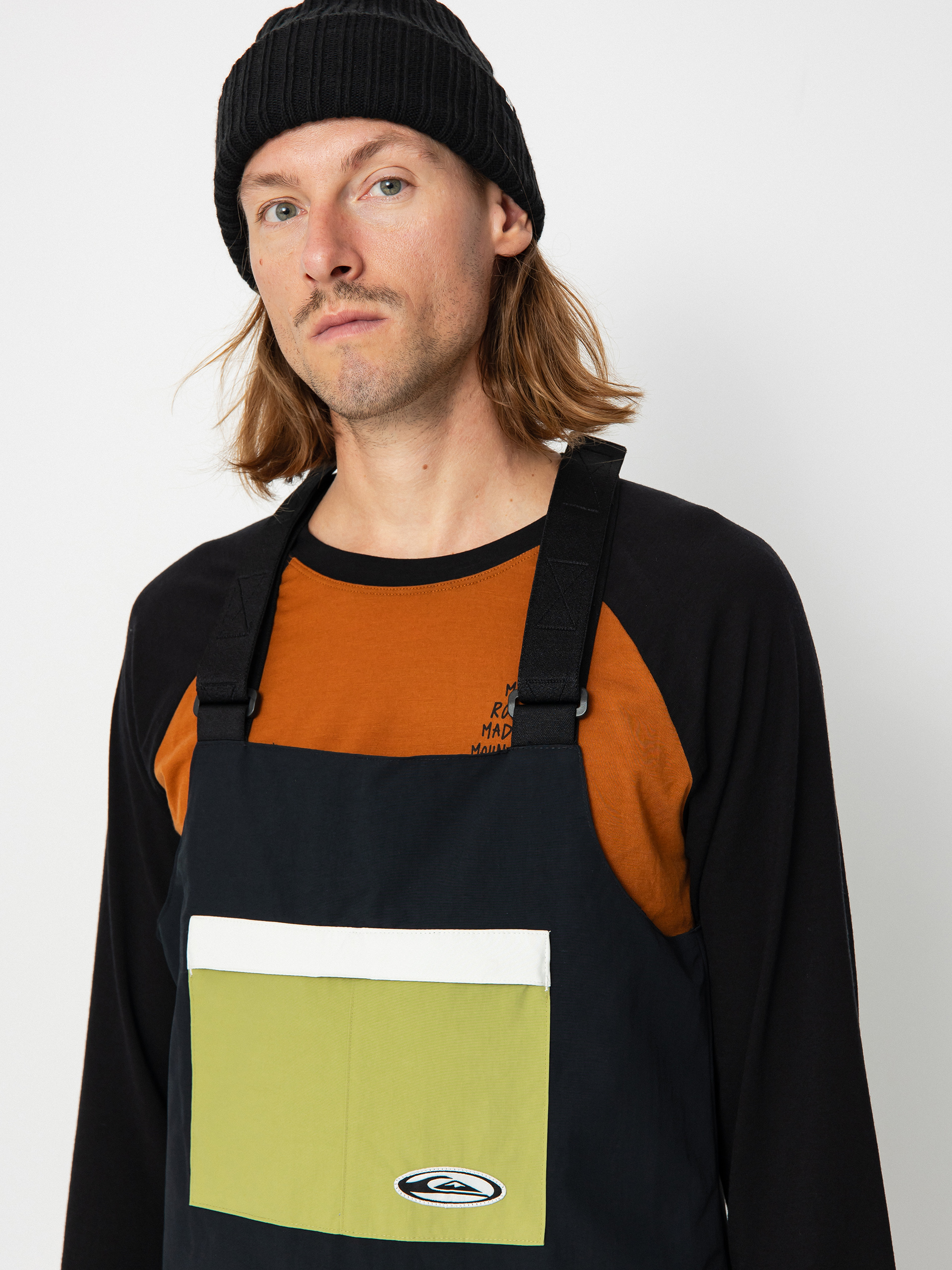 Férfi Quiksilver Fly High Bib Snowboard nadrág (true black)