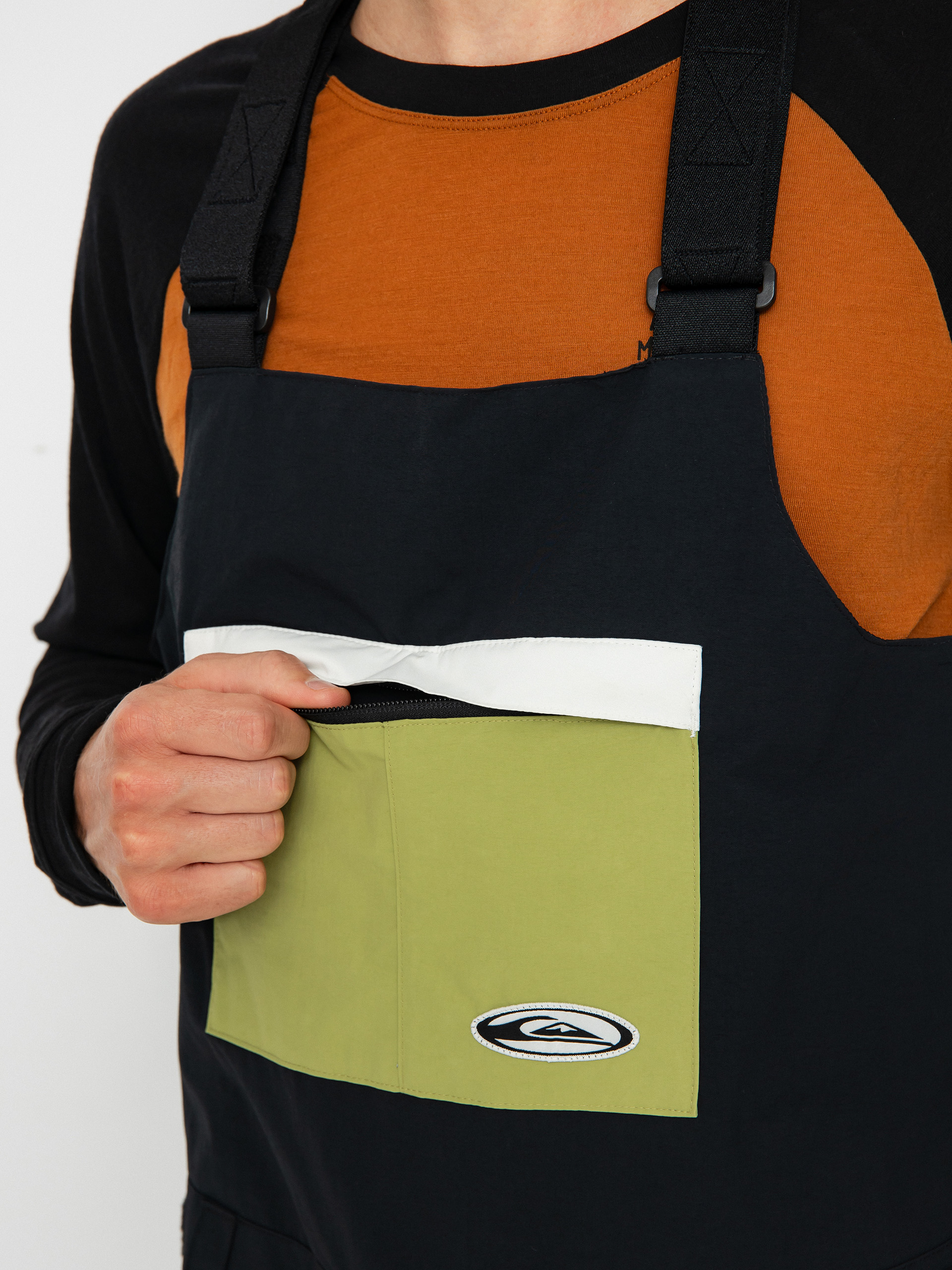 Férfi Quiksilver Fly High Bib Snowboard nadrág (true black)