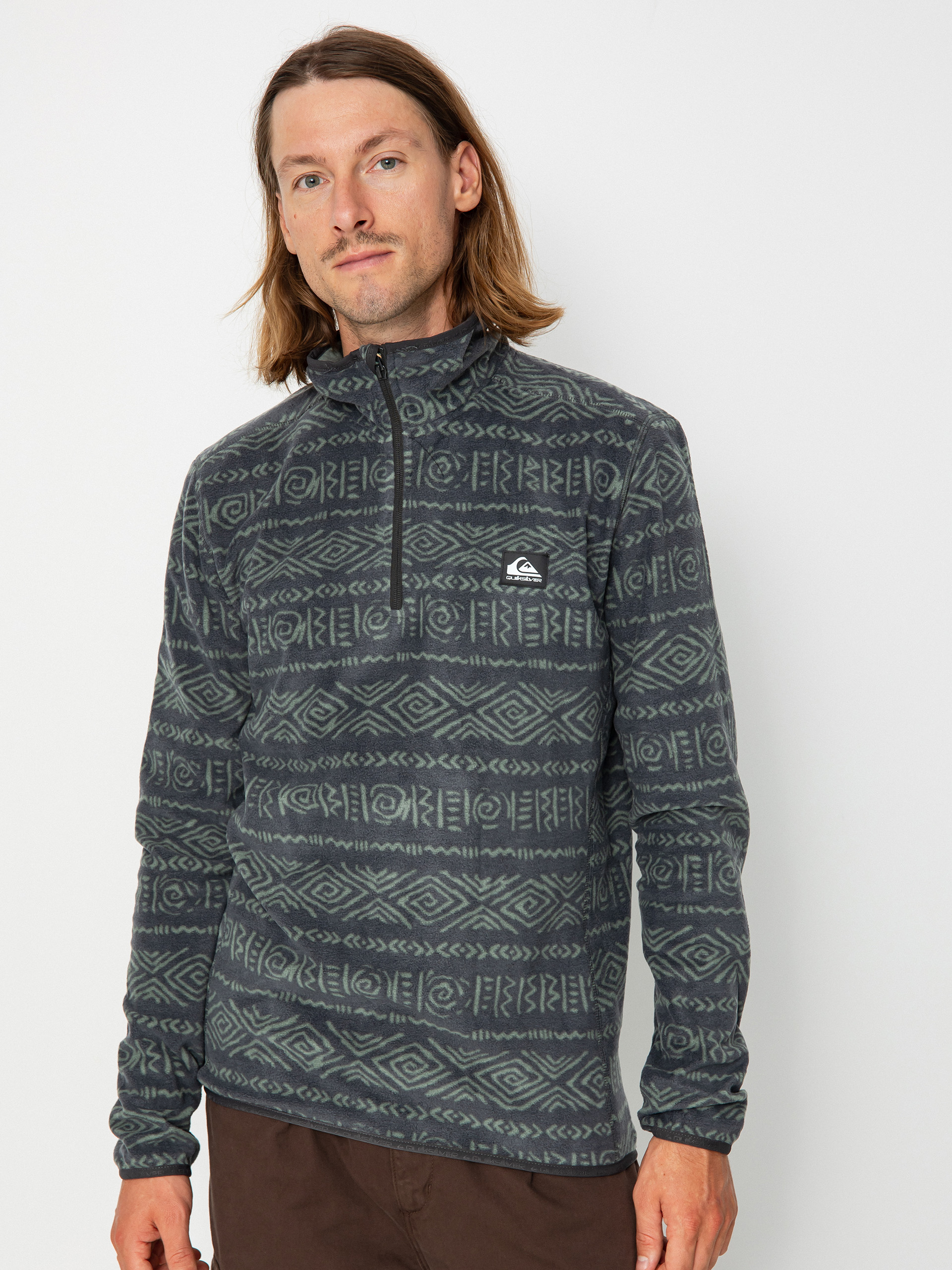 Férfi Quiksilver Aker Polár pulóver (aker phantom)