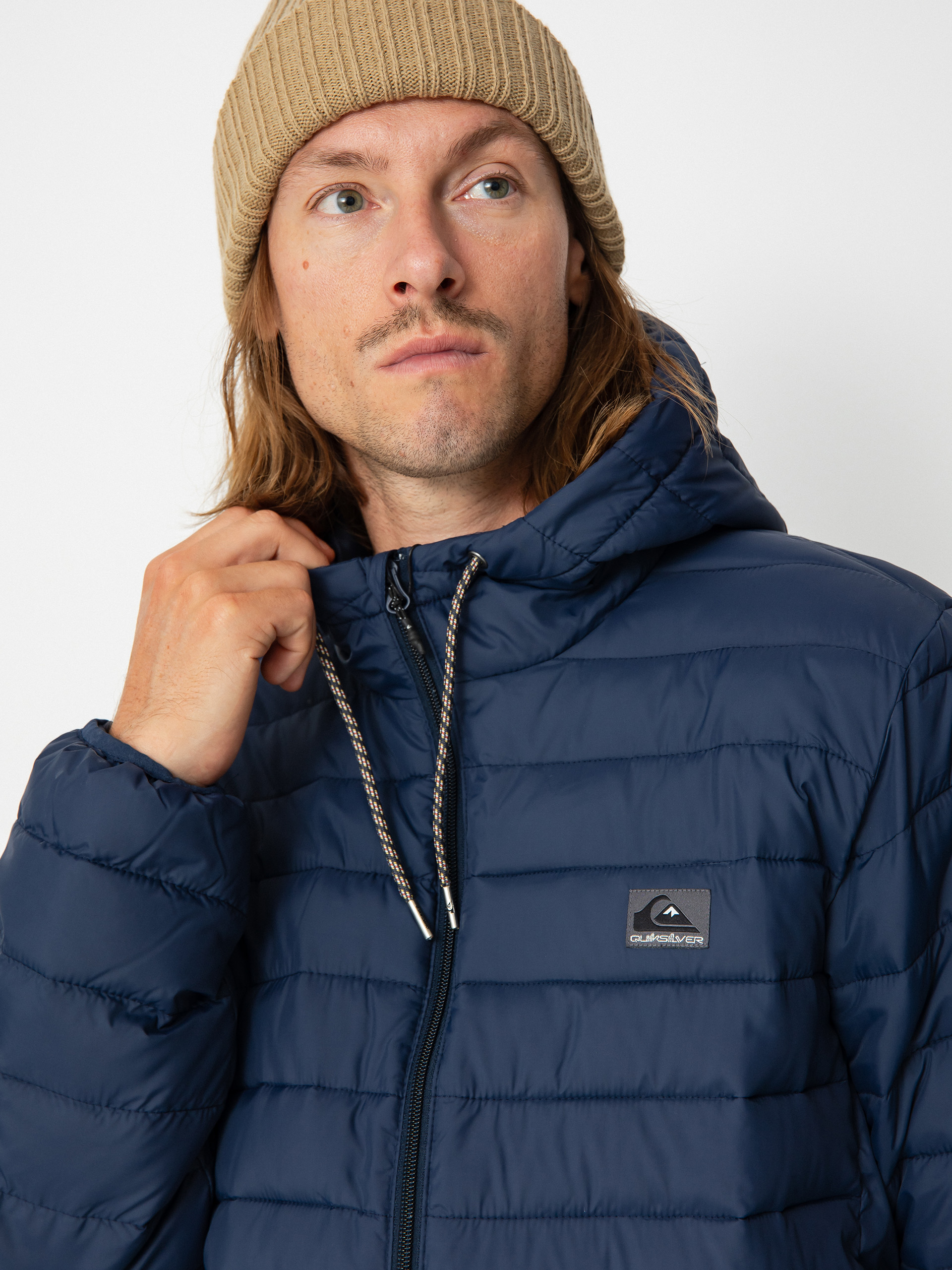 Quiksilver Scaly Hood Dzseki (navy blazer)