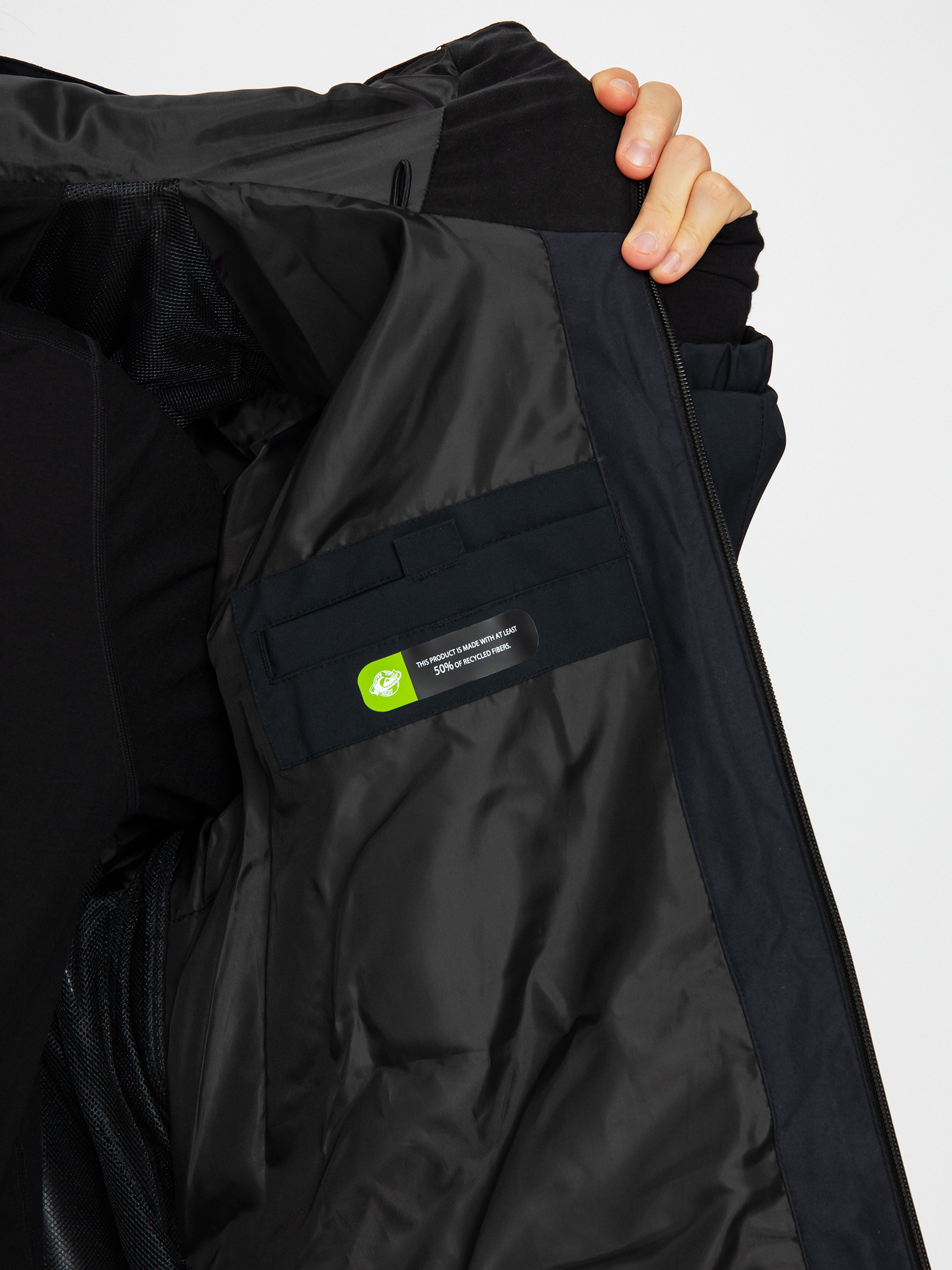 Férfi Quiksilver High In The Hood Snowboard dzseki (true black)