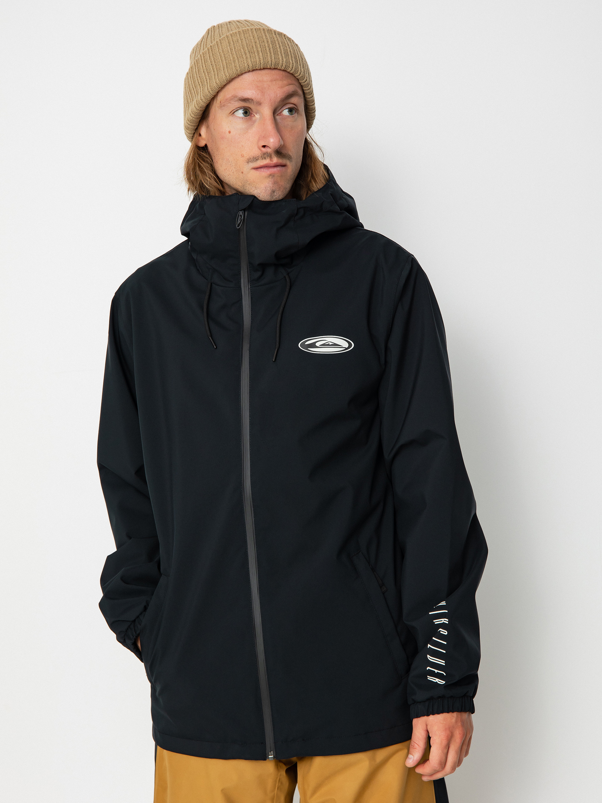 Férfi Quiksilver High In The Hood Snowboard dzseki (true black)