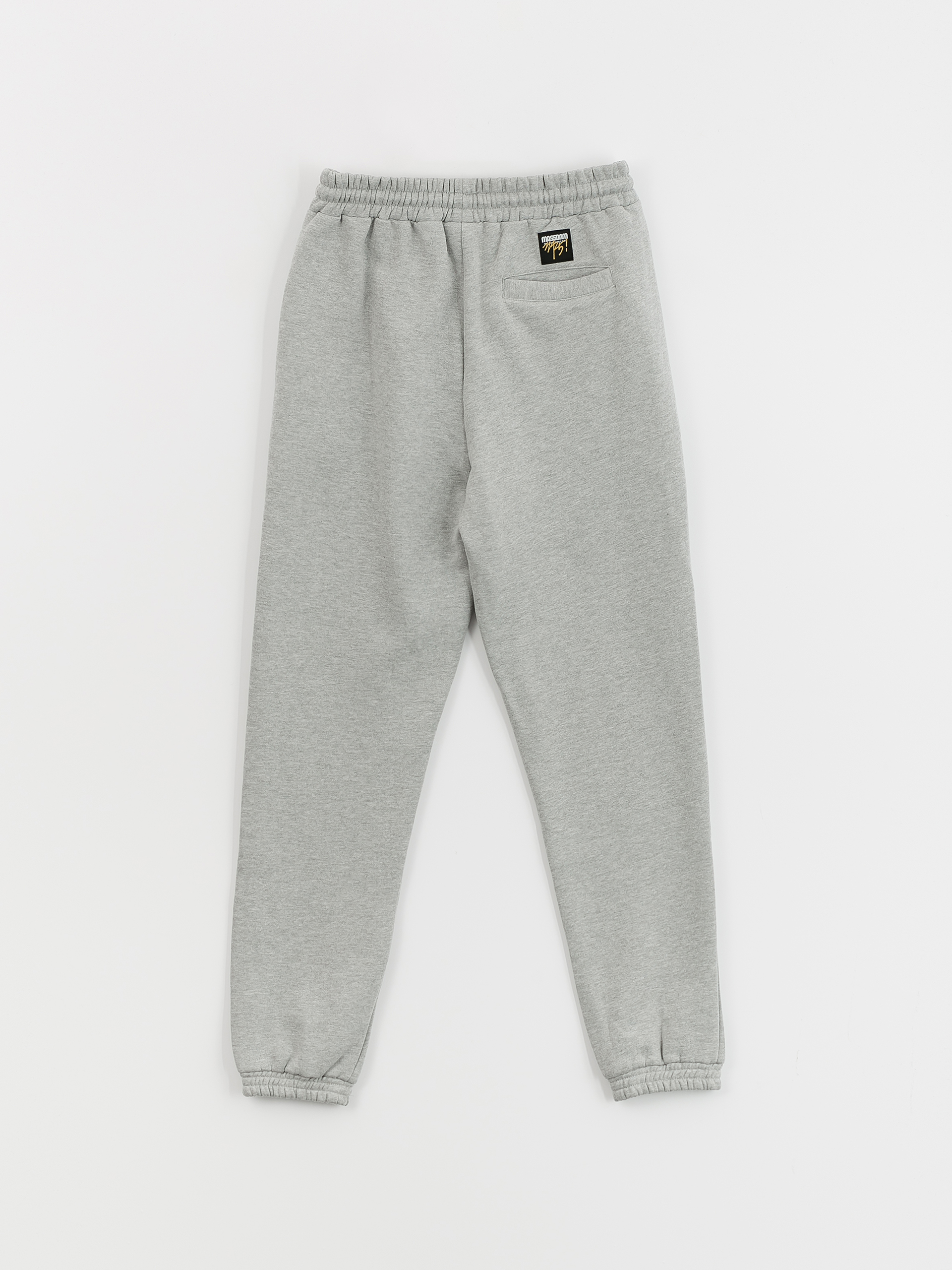 MassDnm Patch Straight Fit Kisnadrág (light heather grey)