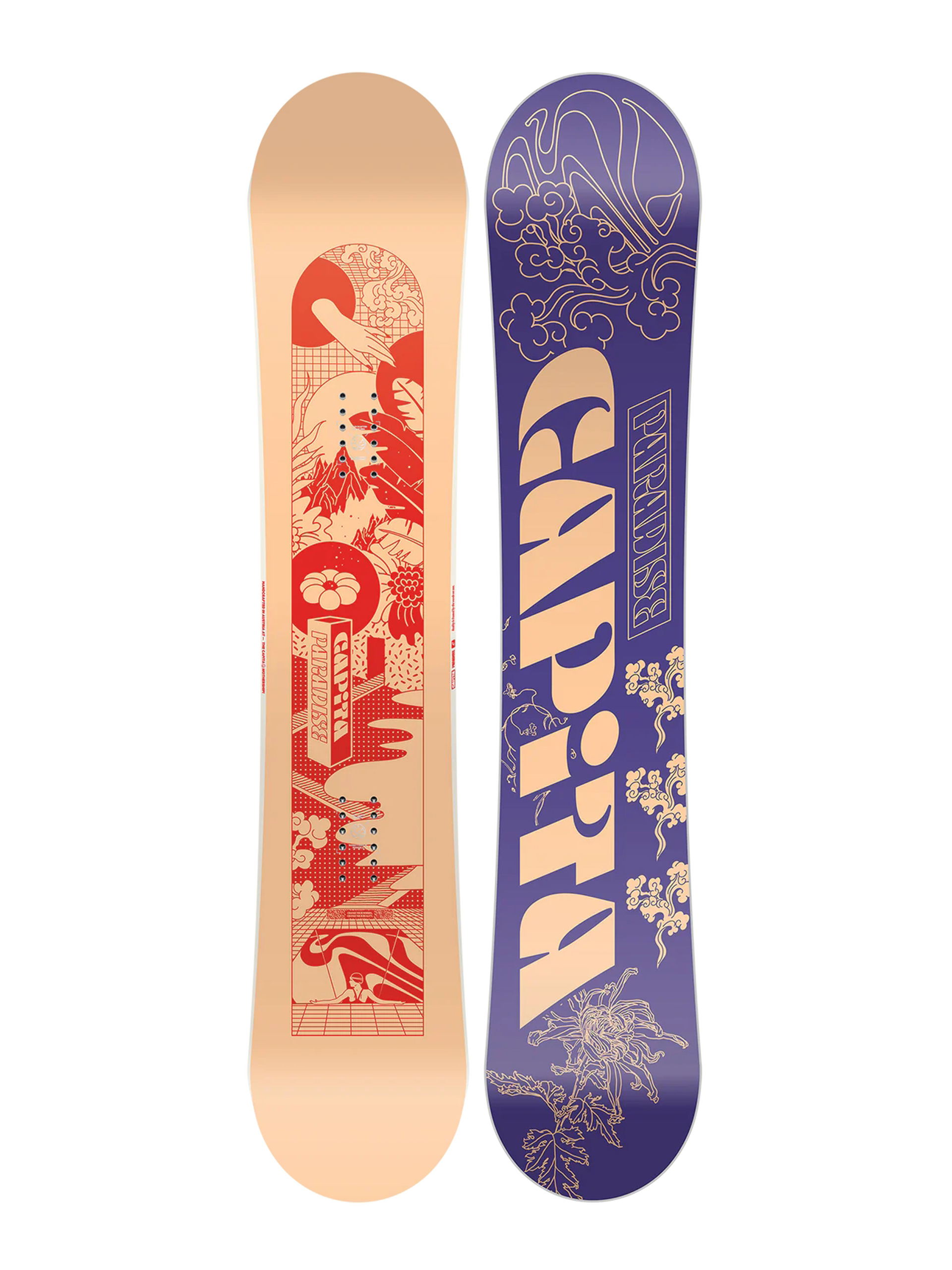Női Capita Paradise Snowboard (orange)