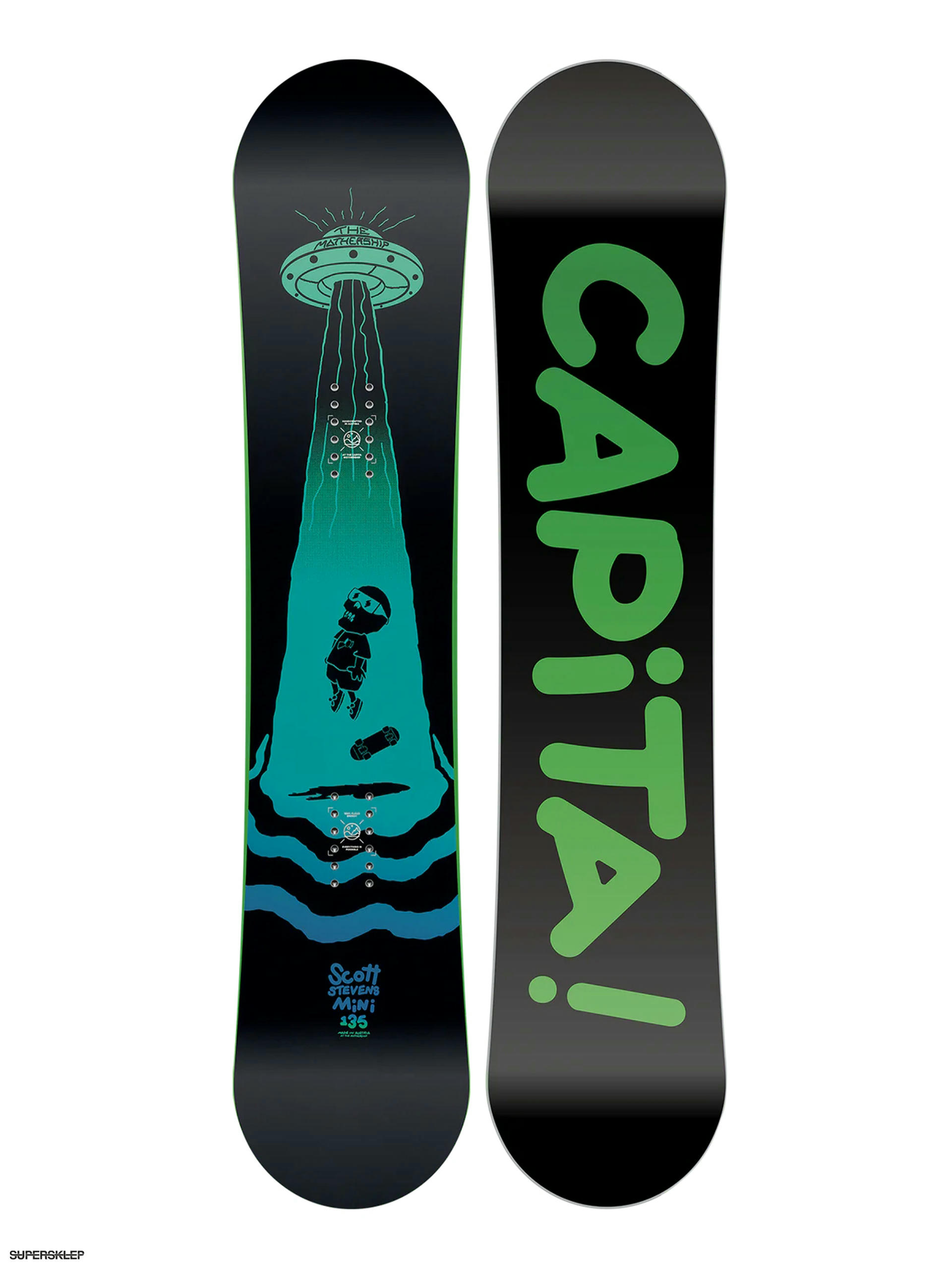 Capita Scott Stevens Mini JR Snowboard colour 2 black red