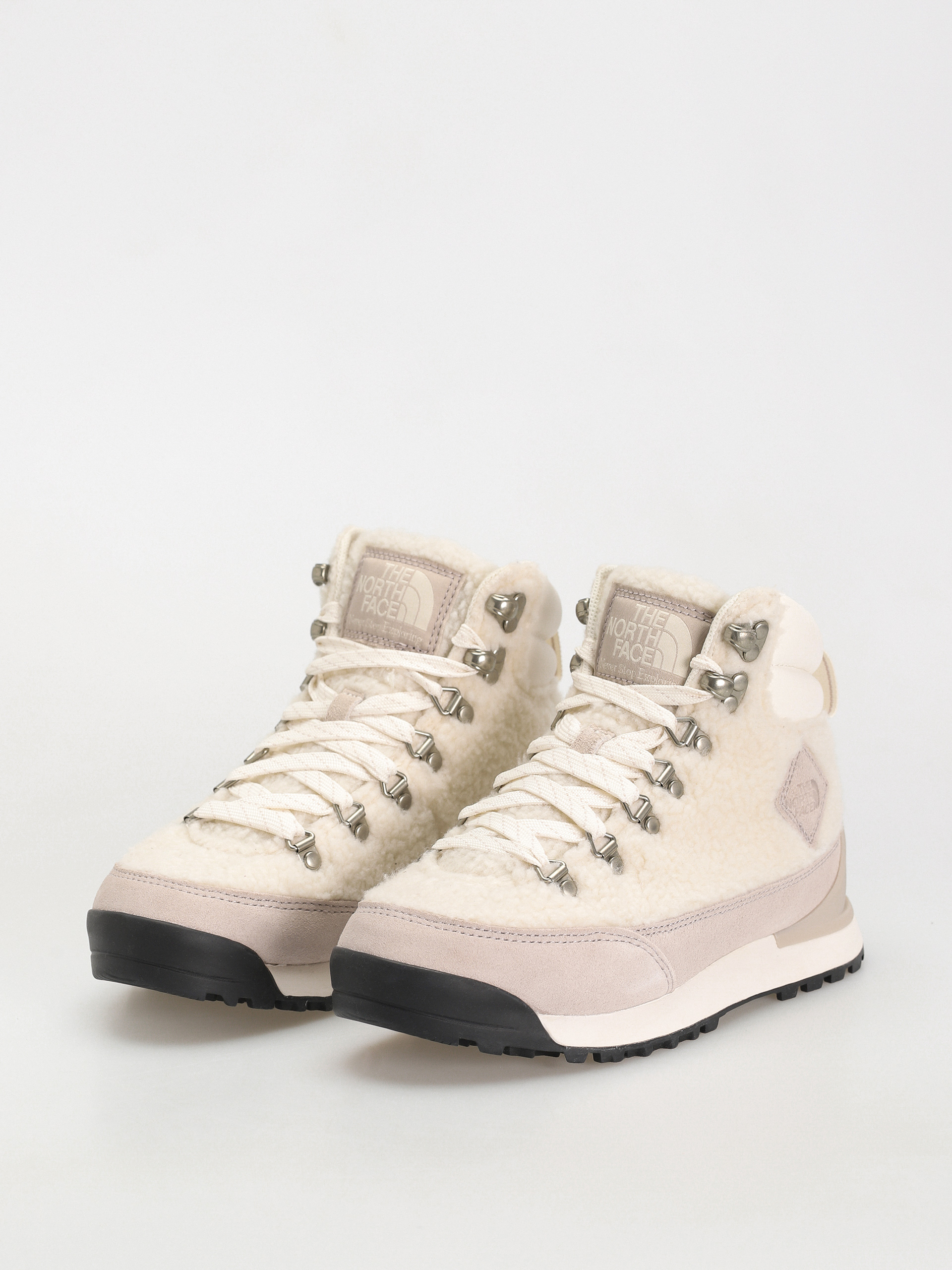 The North Face Back To Berkeley Iv High Pile Cipők Wmn (gardenia white/silvergrey)