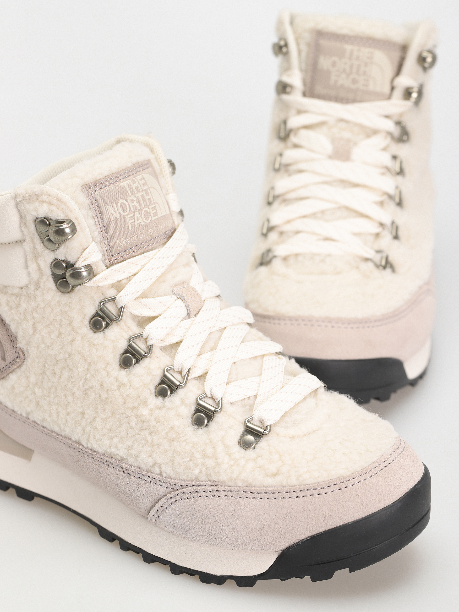 The North Face Back To Berkeley Iv High Pile Cipők Wmn (gardenia white/silvergrey)