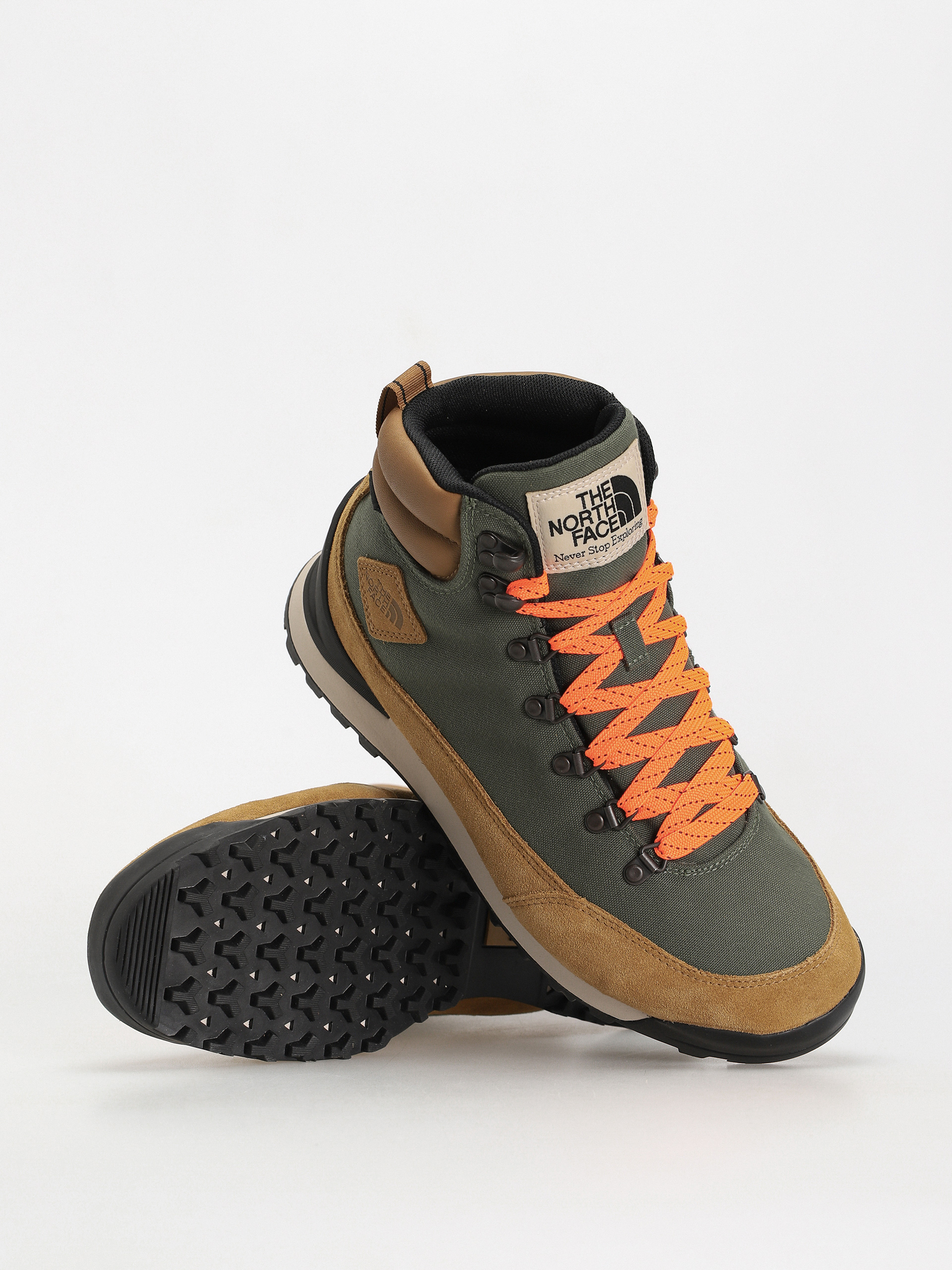 The North Face Back To Berkeley Iv Textile Wp Cipők (thyme/utility brown)