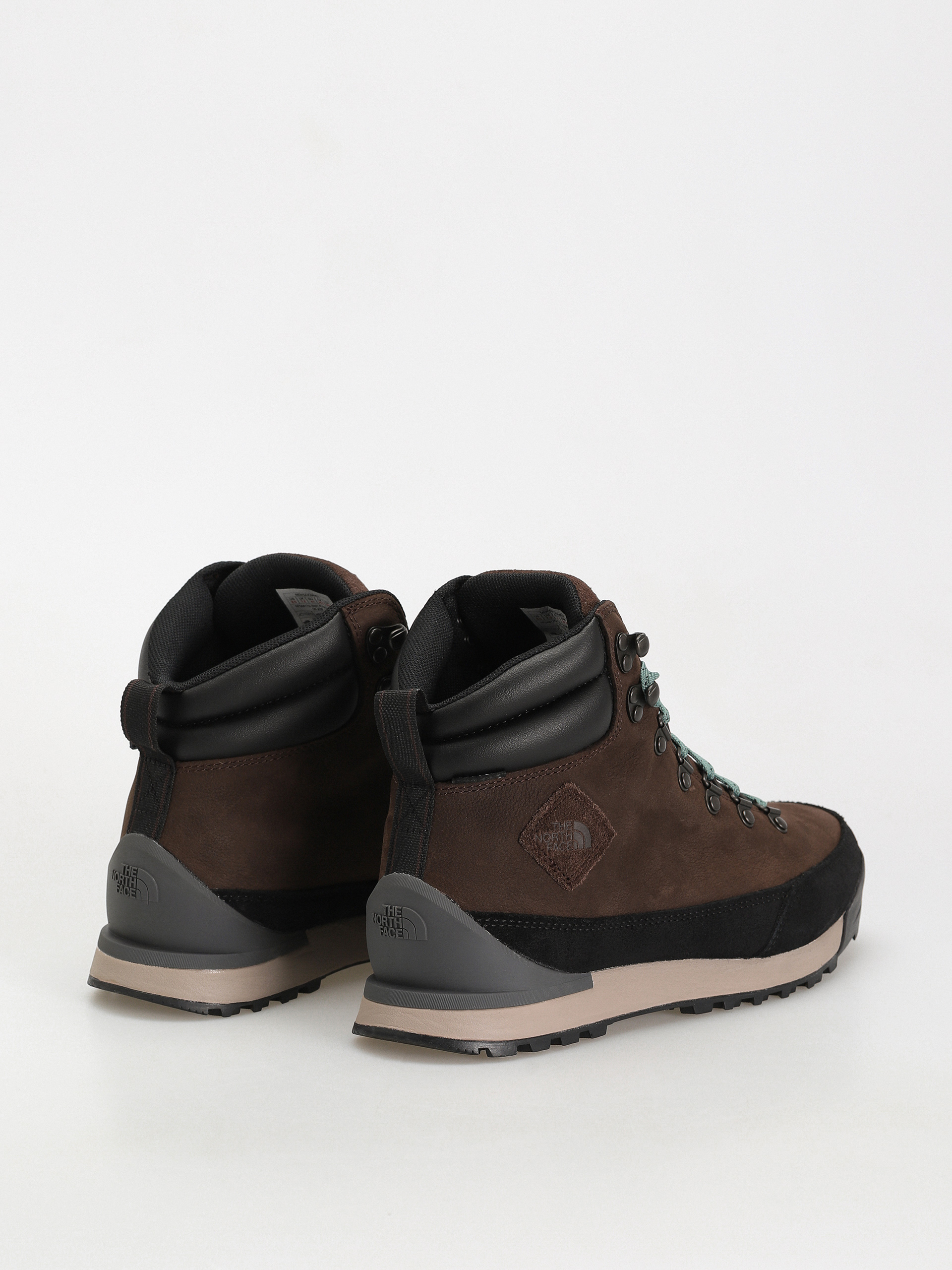 The North Face Back To Berkeley Iv Leather Wp Cipők (demitasse brown/tnf black)