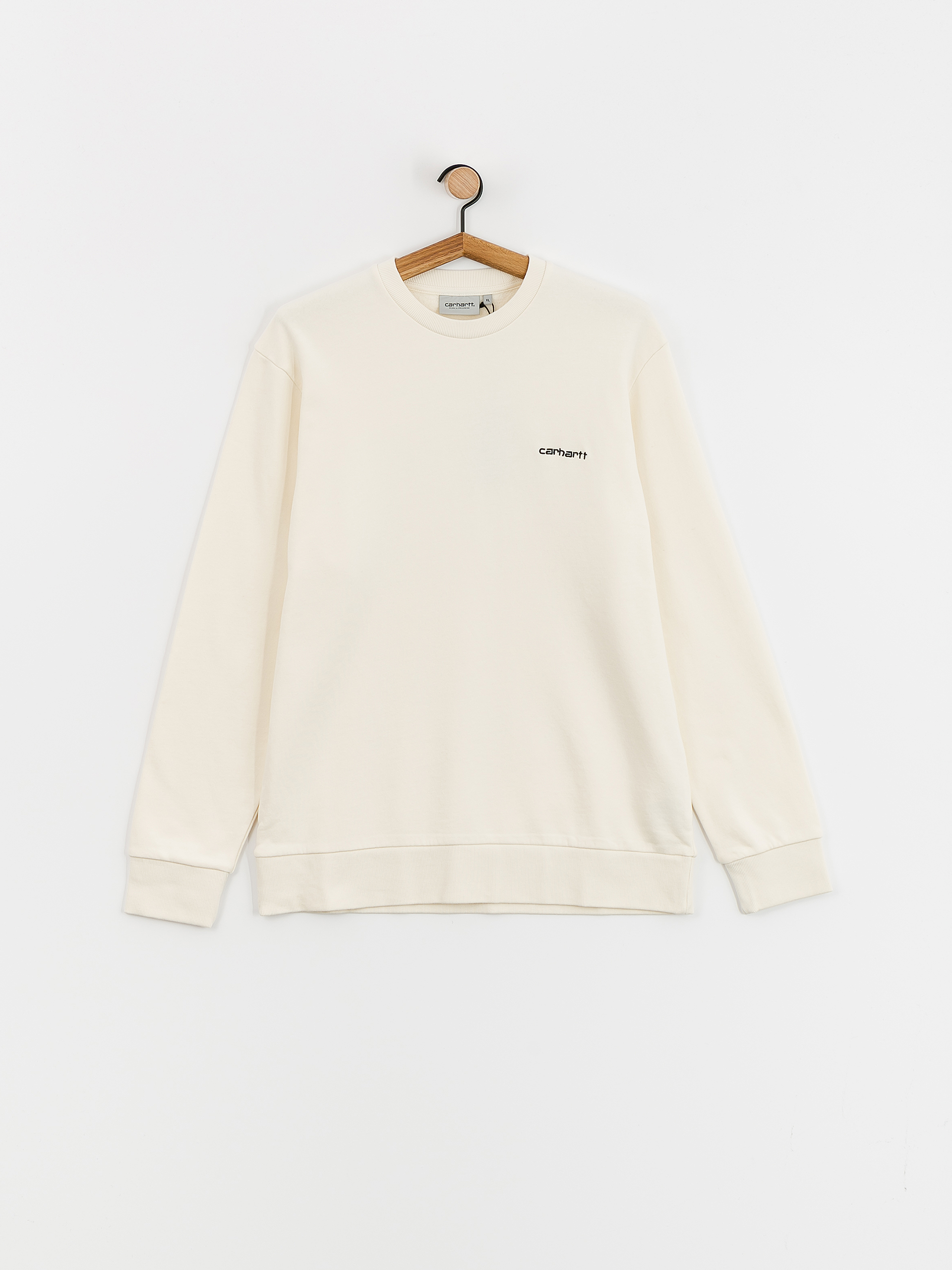 Carhartt WIP Script Embroidery Pulóver (wax/black)