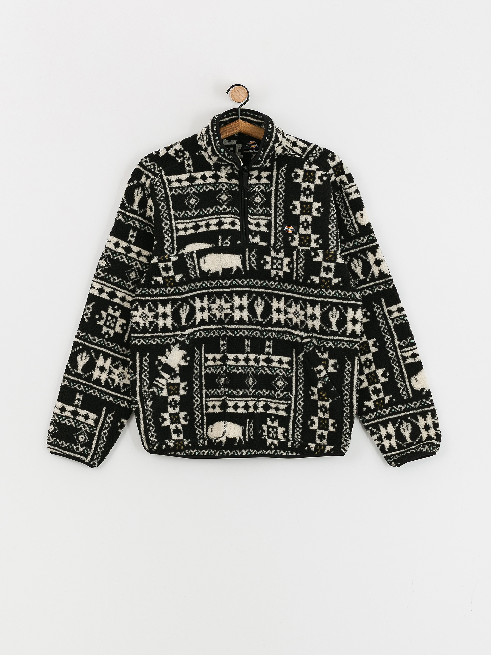 Férfi Dickies Hays Quarter Zip Polár pulóver (nordic pttrn db)