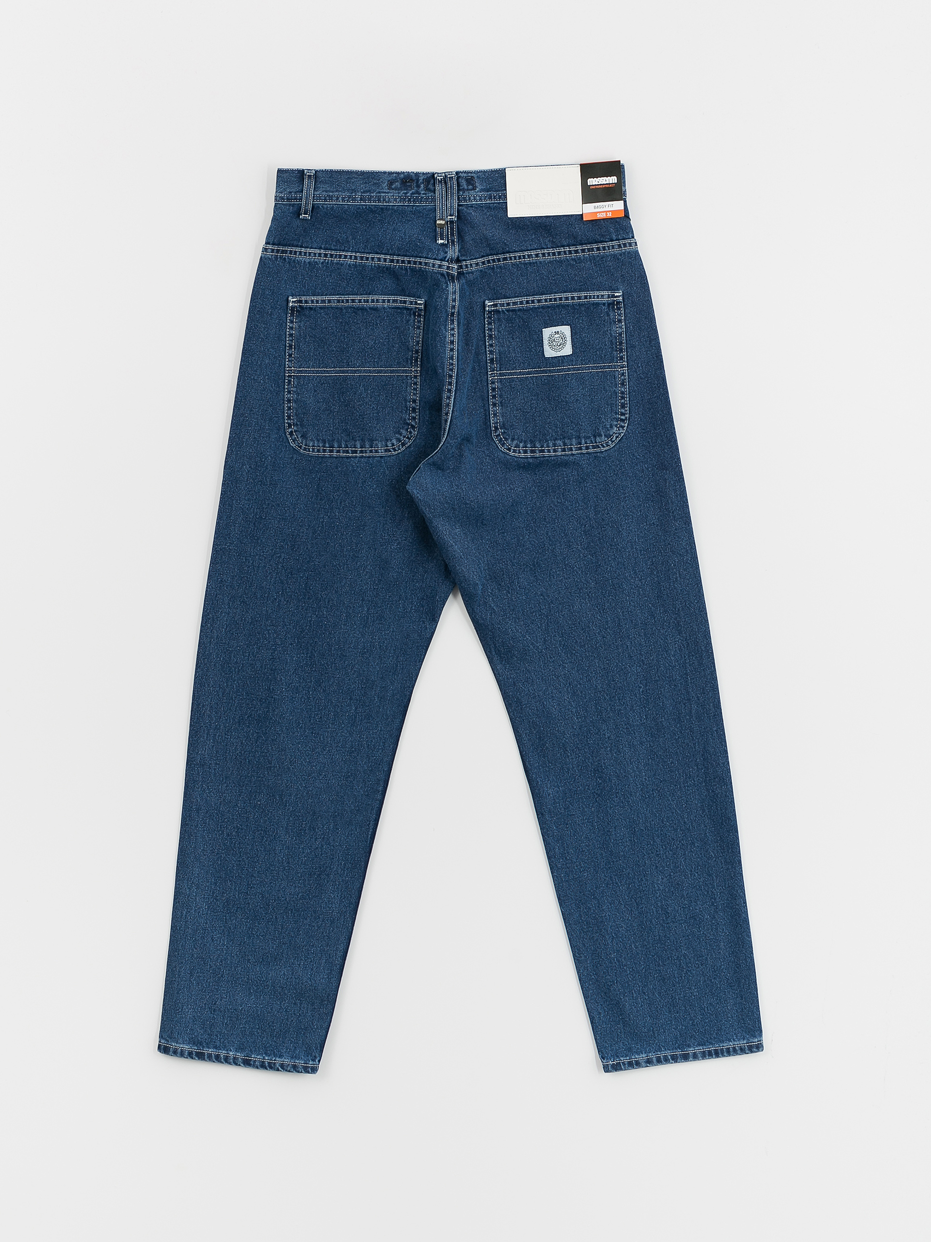 MassDnm Craft Jeans Baggy Fit Kisnadrág (blue)